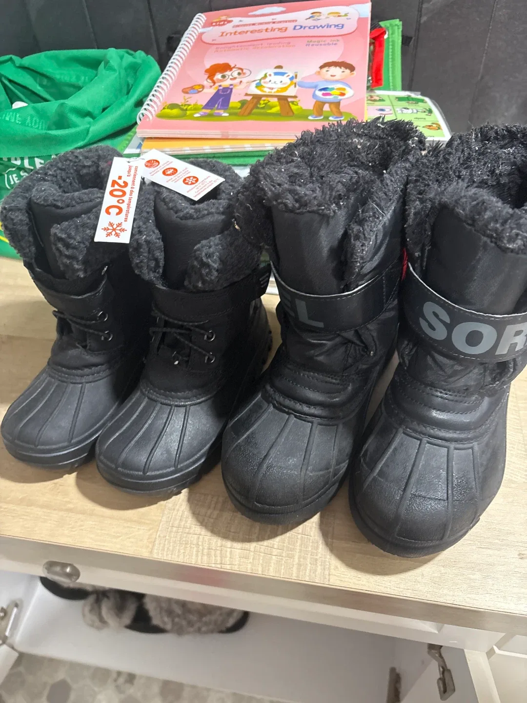 Black Winter Boots