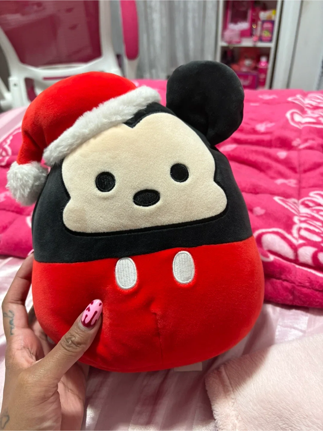 Disney Squishmallow Mickey Mouse Holiday Plush thumbnail