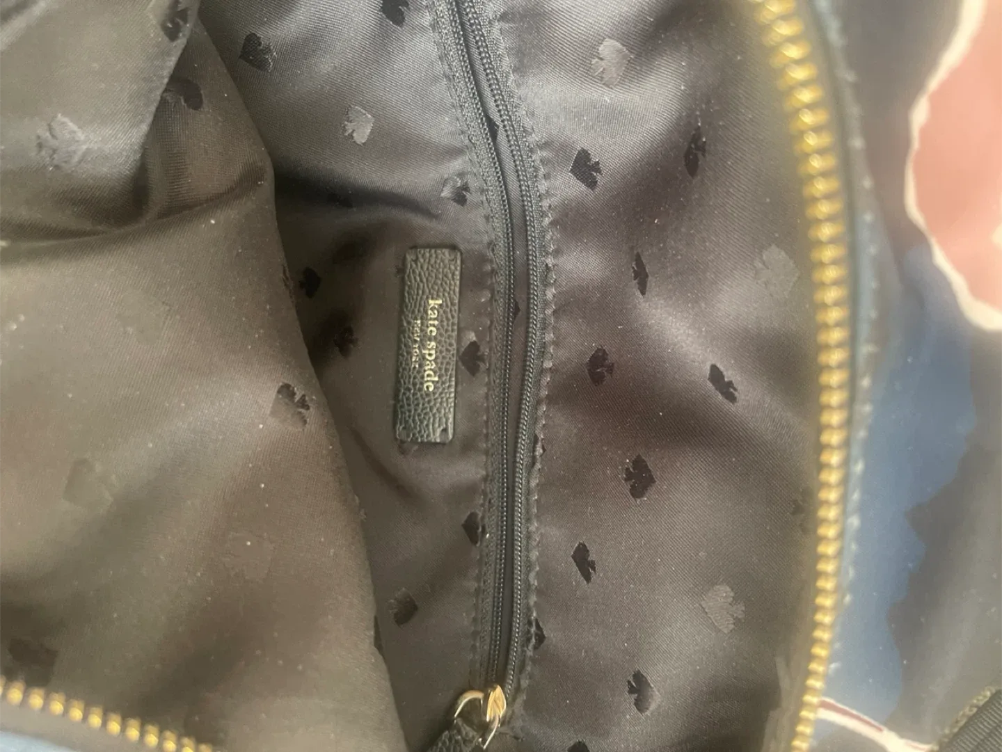 WEEKEND SALE-25% OFF Kate Spade Backpacks-Black & Floral image indicator(4)