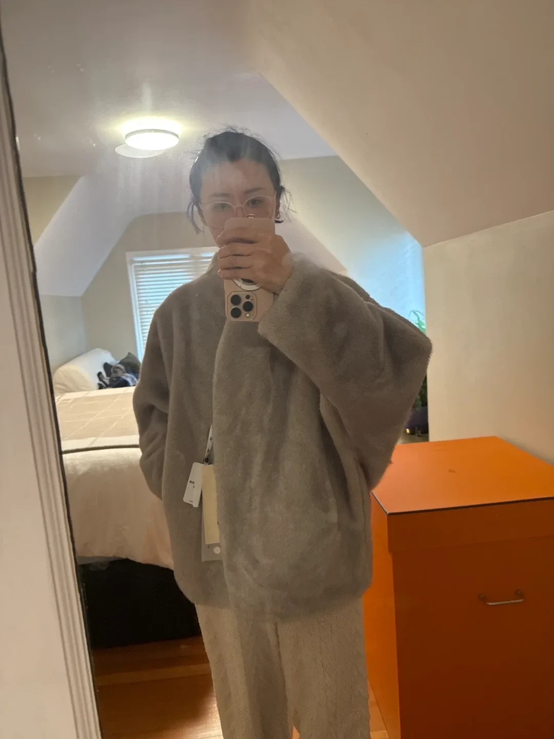 Apiece Apart Faux Fur Jacket Size M image indicator(5)