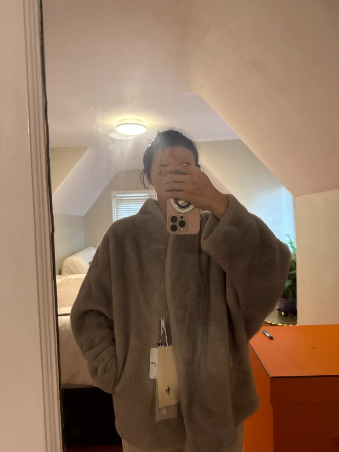 Apiece Apart Faux Fur Jacket Size M image indicator(6)