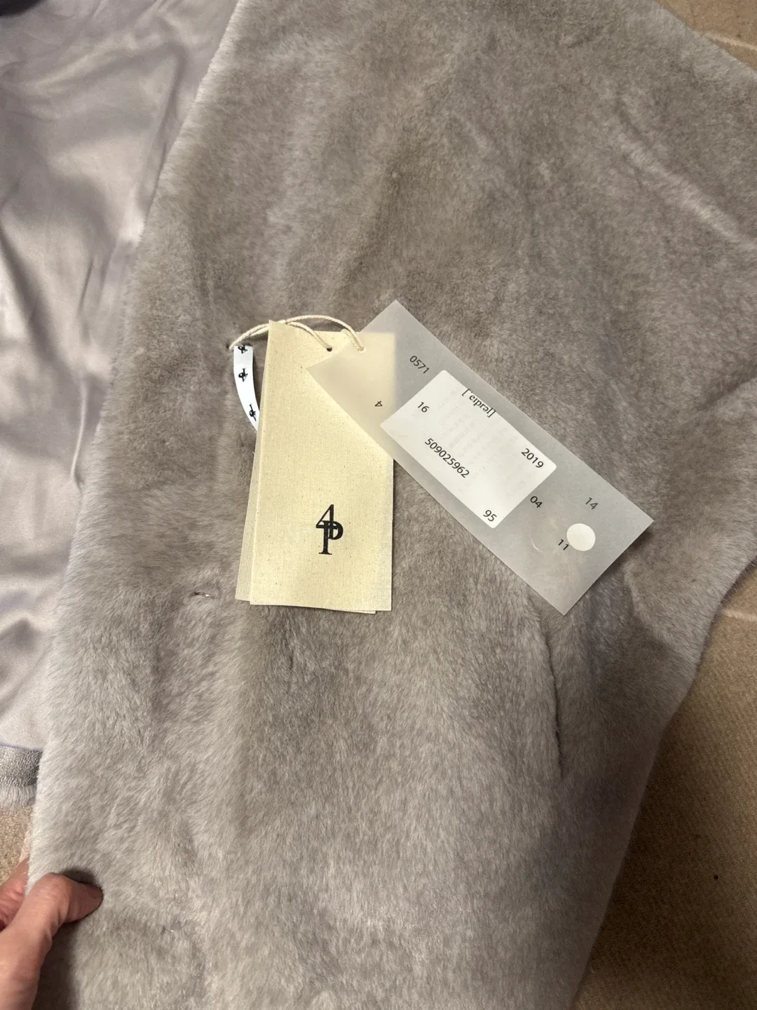 Apiece Apart Faux Fur Jacket Size M image indicator(3)