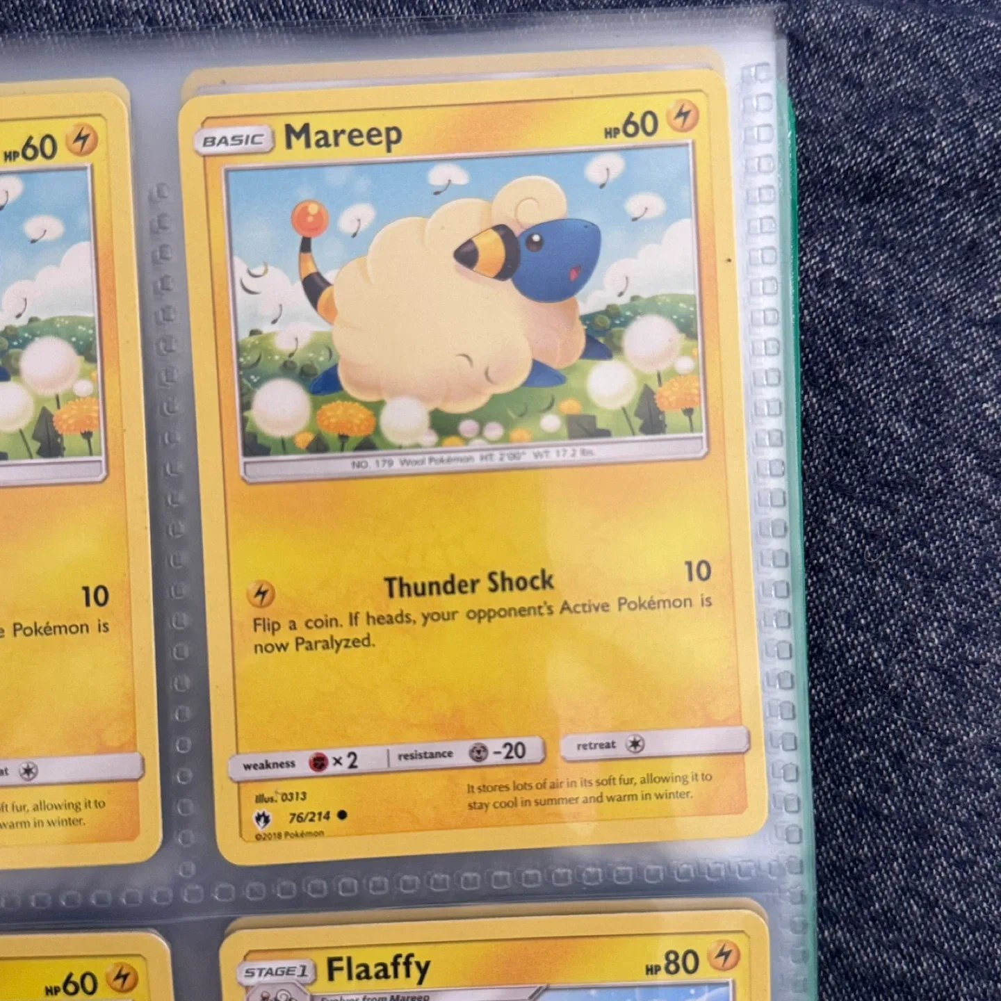 Pokemon Mareep Card image indicator(2)
