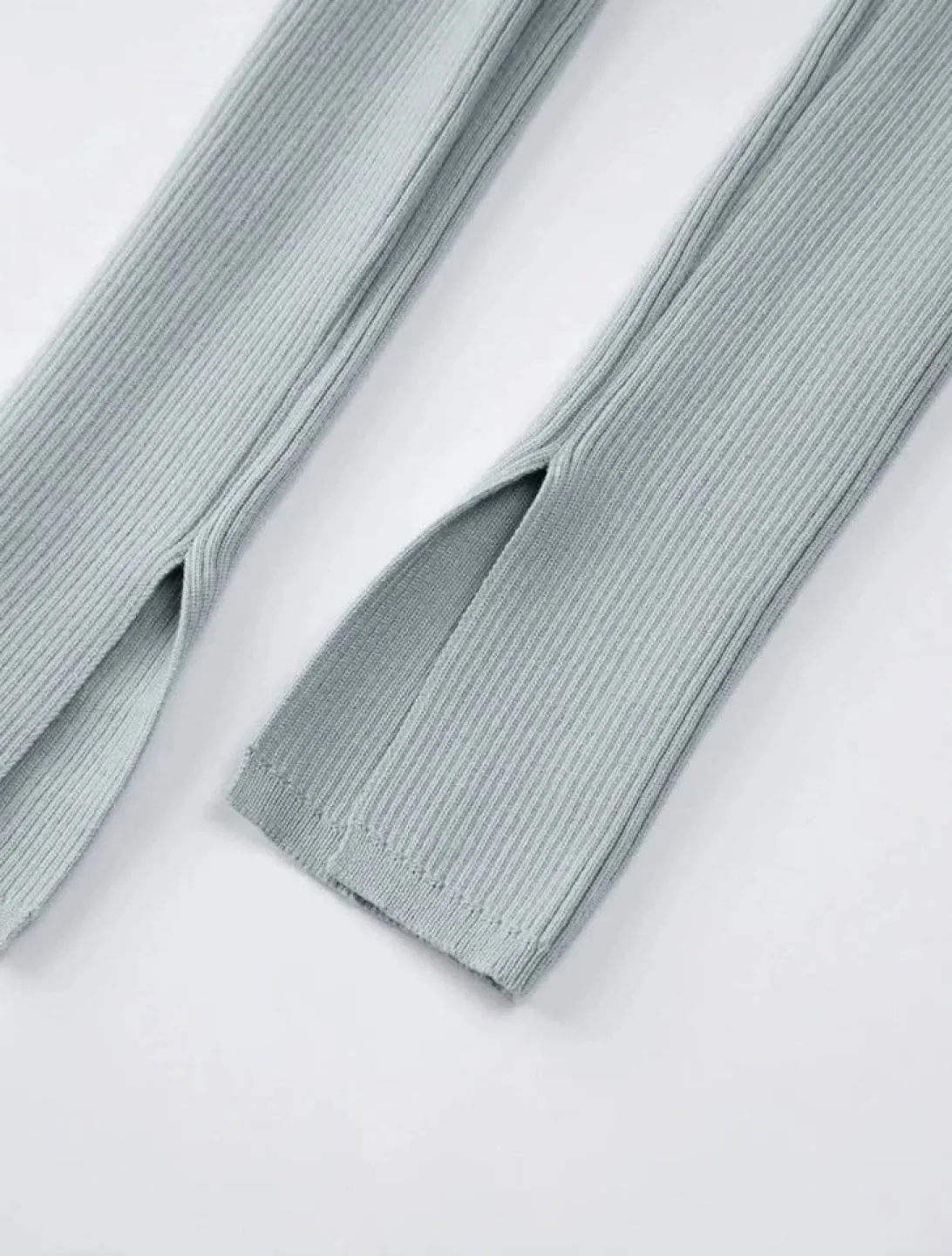 COMMSENE Light Blue Cut Out Shoulder Long Sleeve Top S image indicator(3)