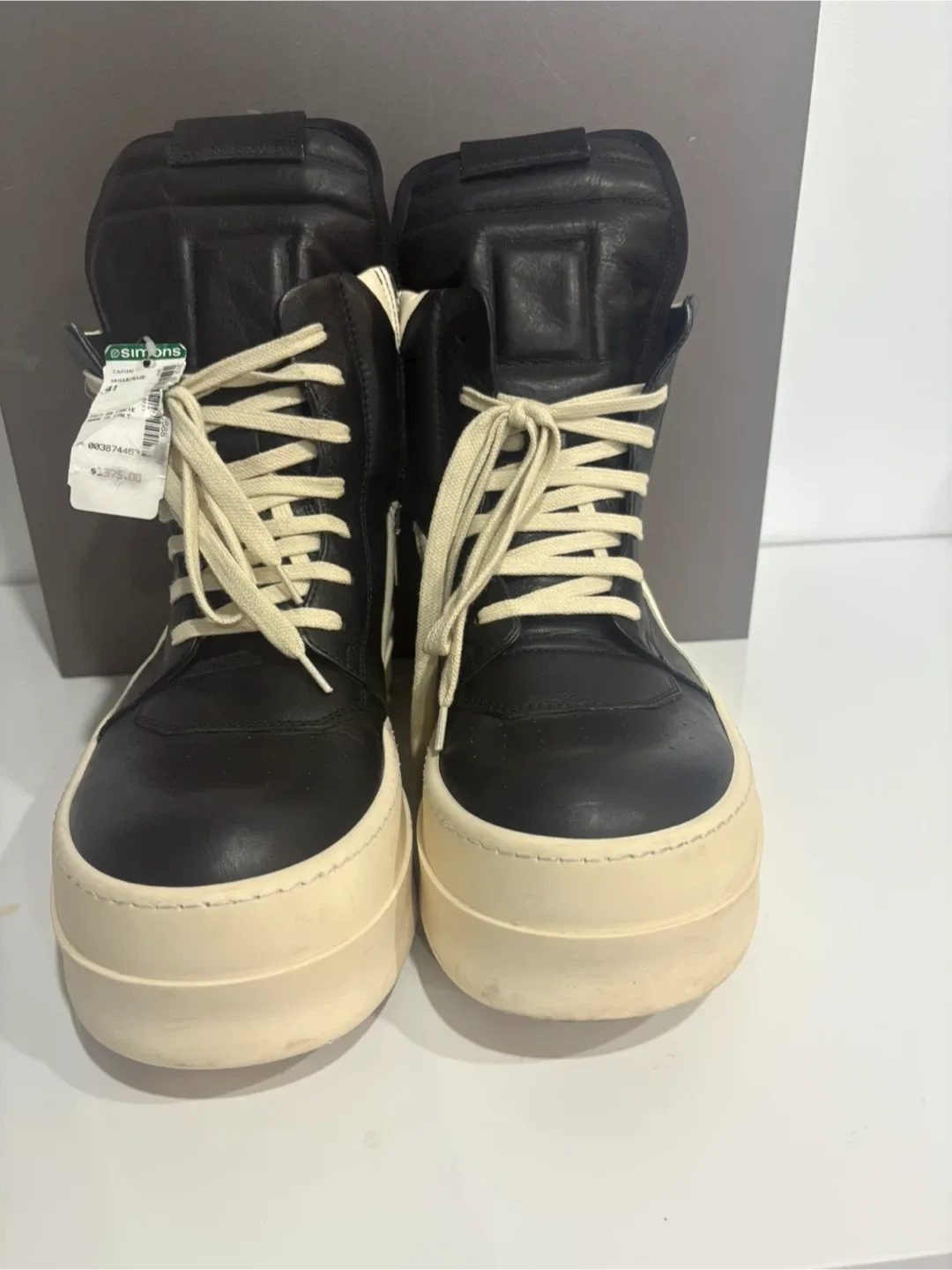 Rick Owens Geobasket Sneakers Size 41 image indicator(3)
