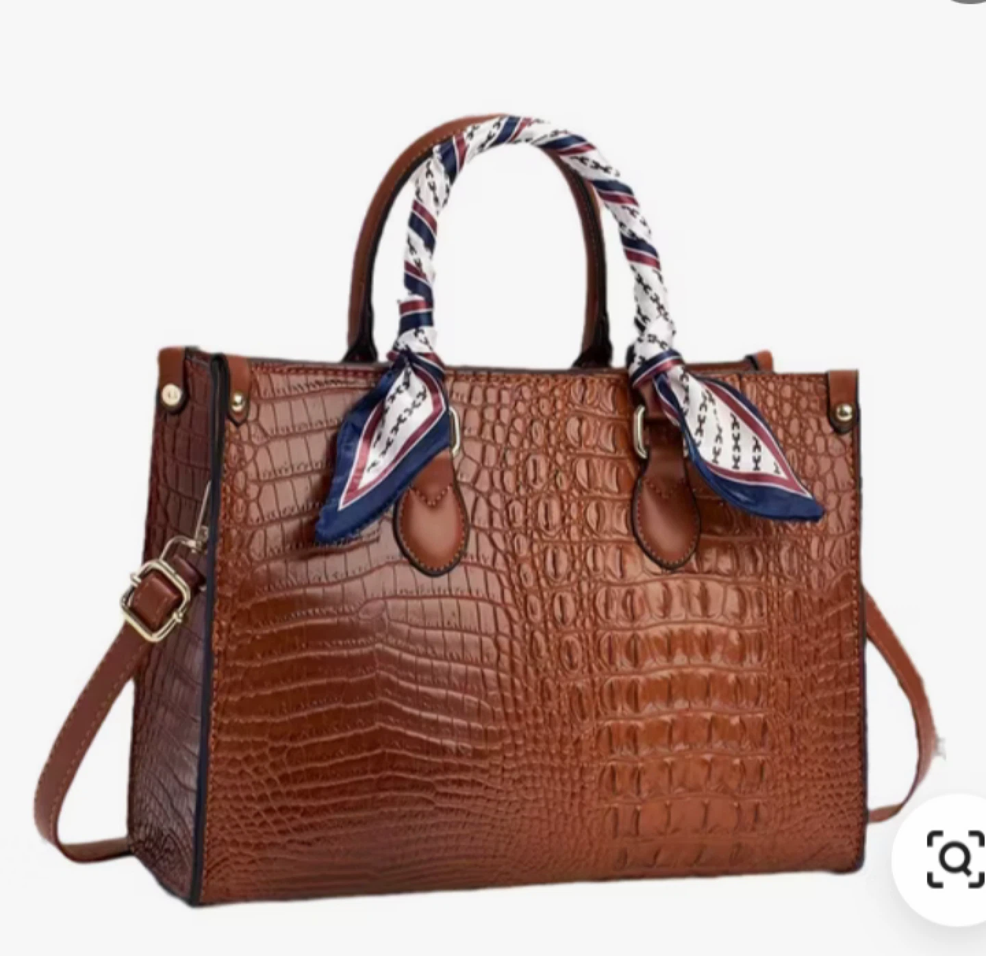 Crocodile Pattern Tote bag, Crossbody, Handbag, Shoulder bag - photo 5