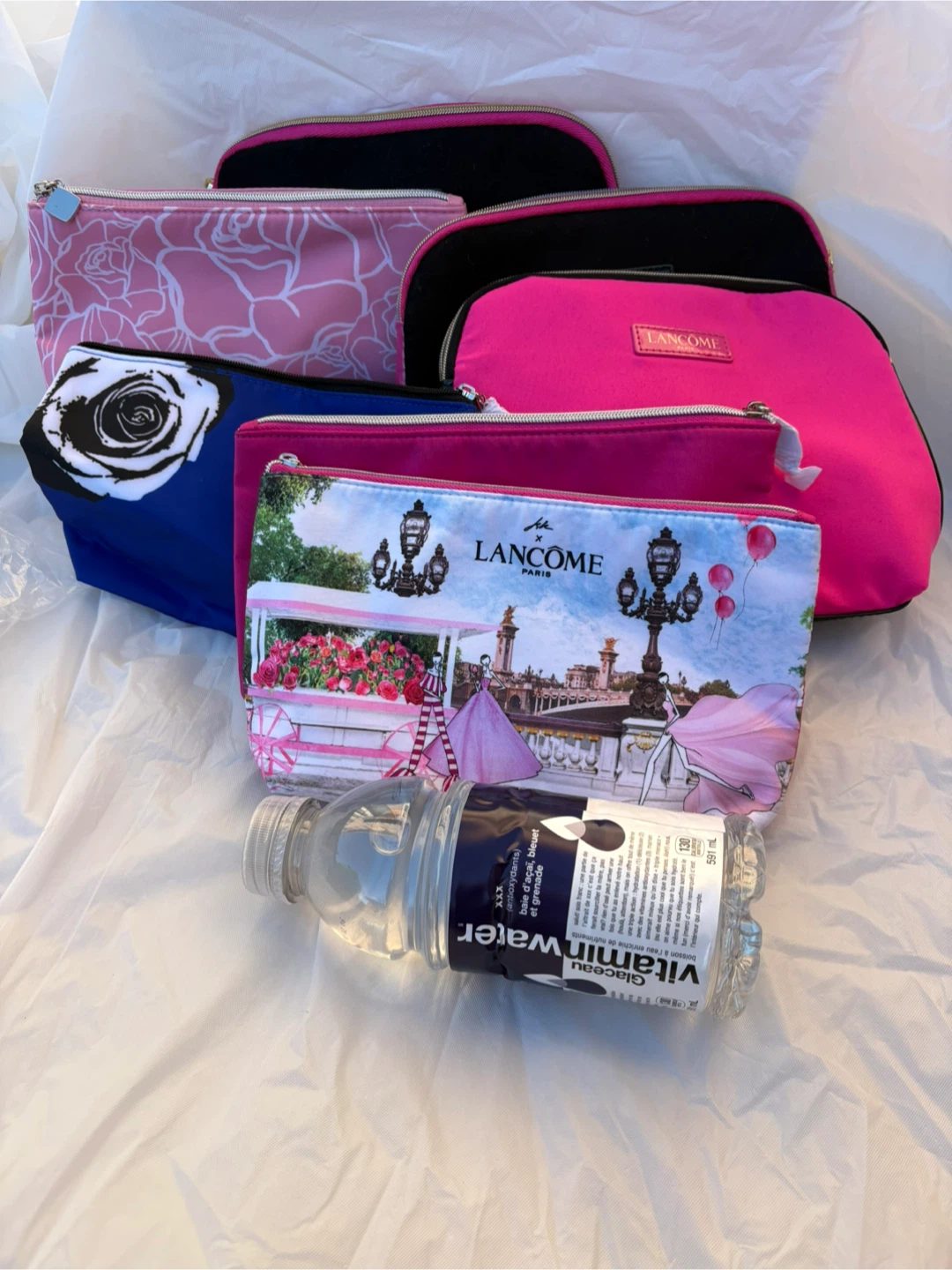 Colourful Lancôme Makeup Bags
