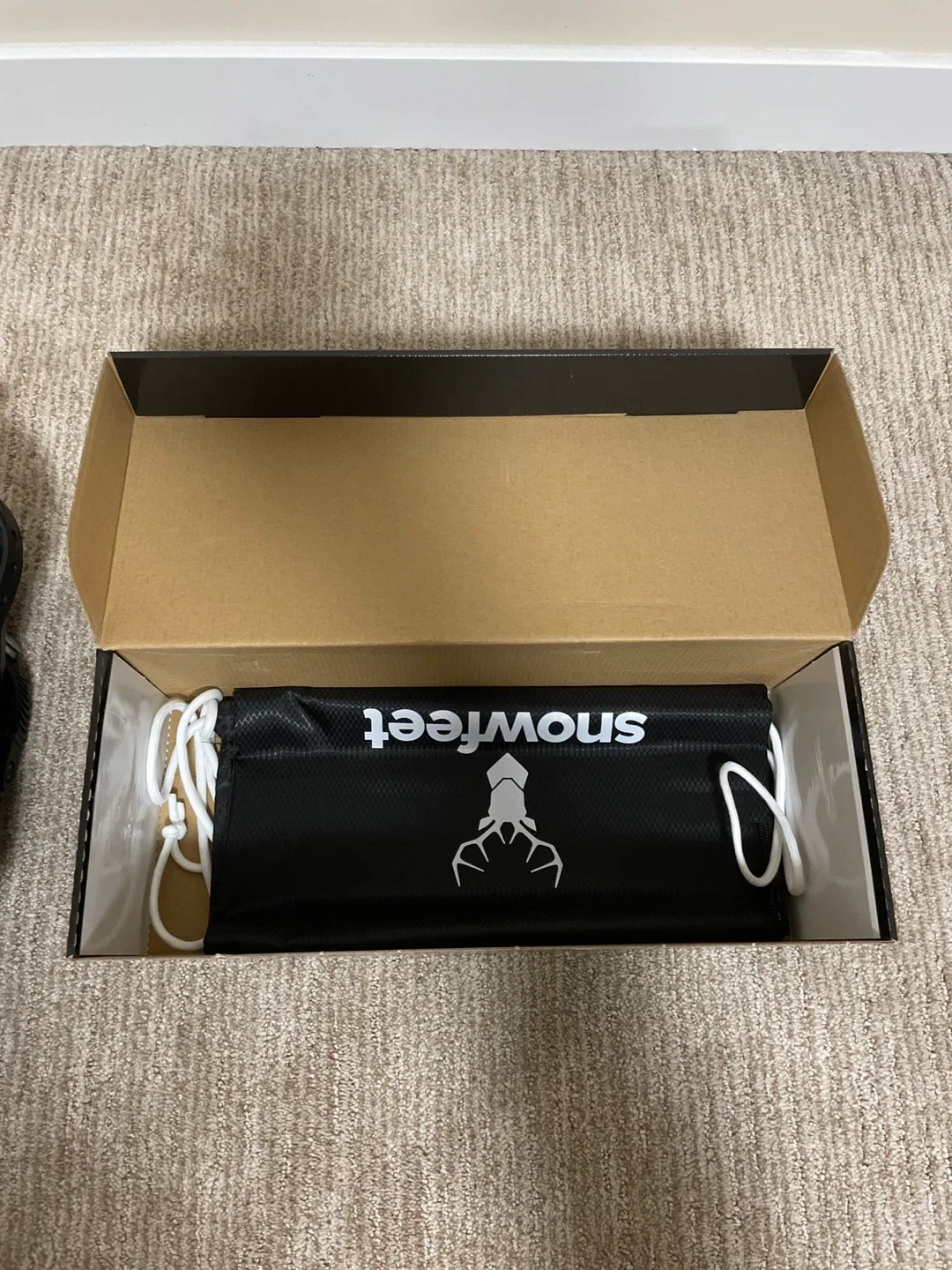 Snowfeet 38 cm Mini Ski Skates - Black image indicator(4)