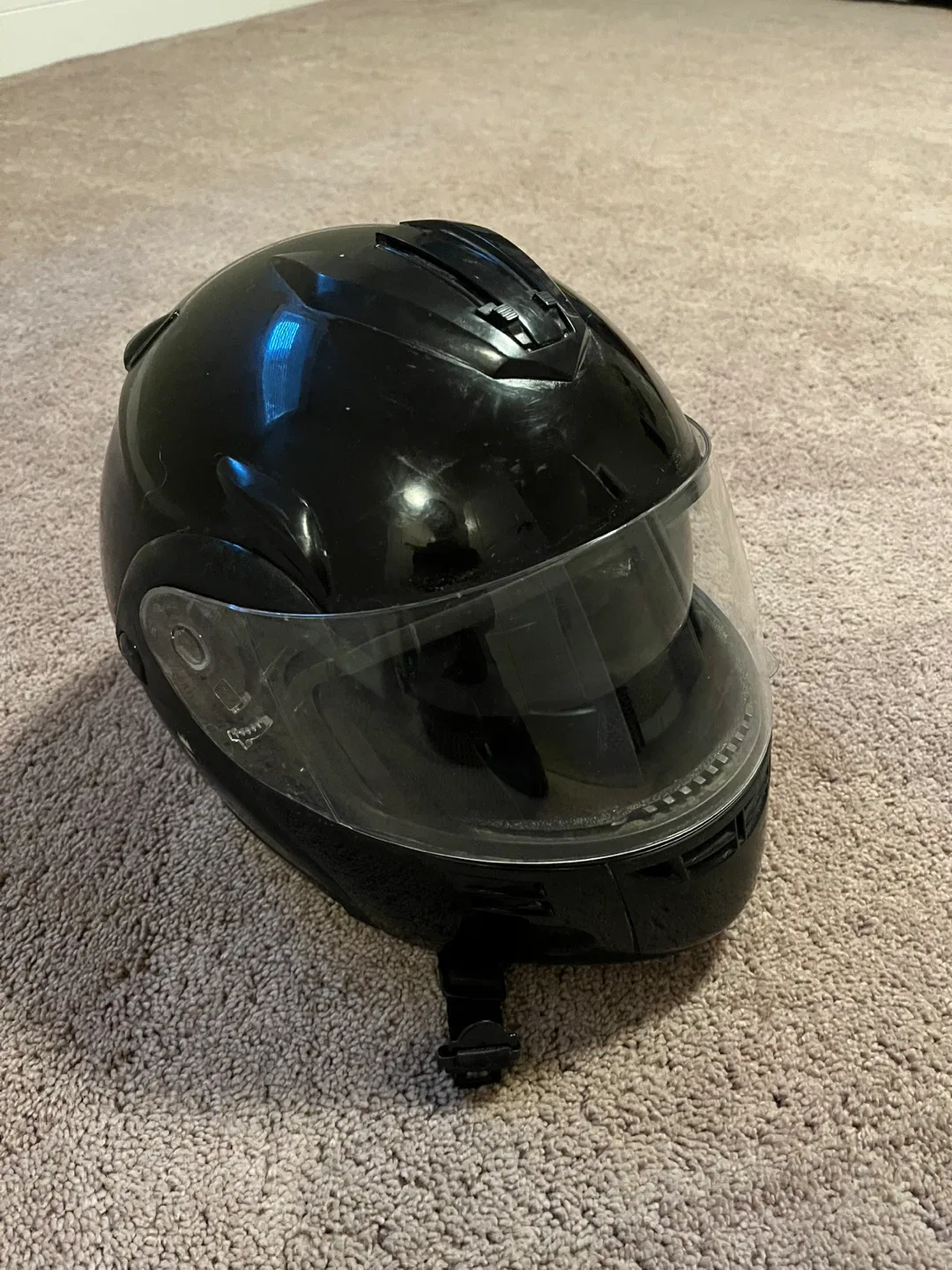 Black Motorcycle Helmet image indicator(3)