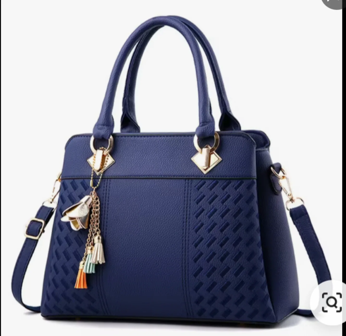 Stylish Handbag with Tassel Charm image indicator(5)