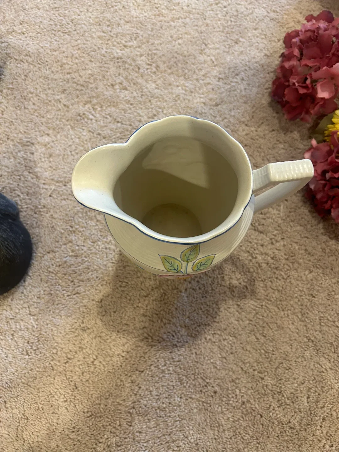 Floral Ceramic Pitcher image indicator(2)