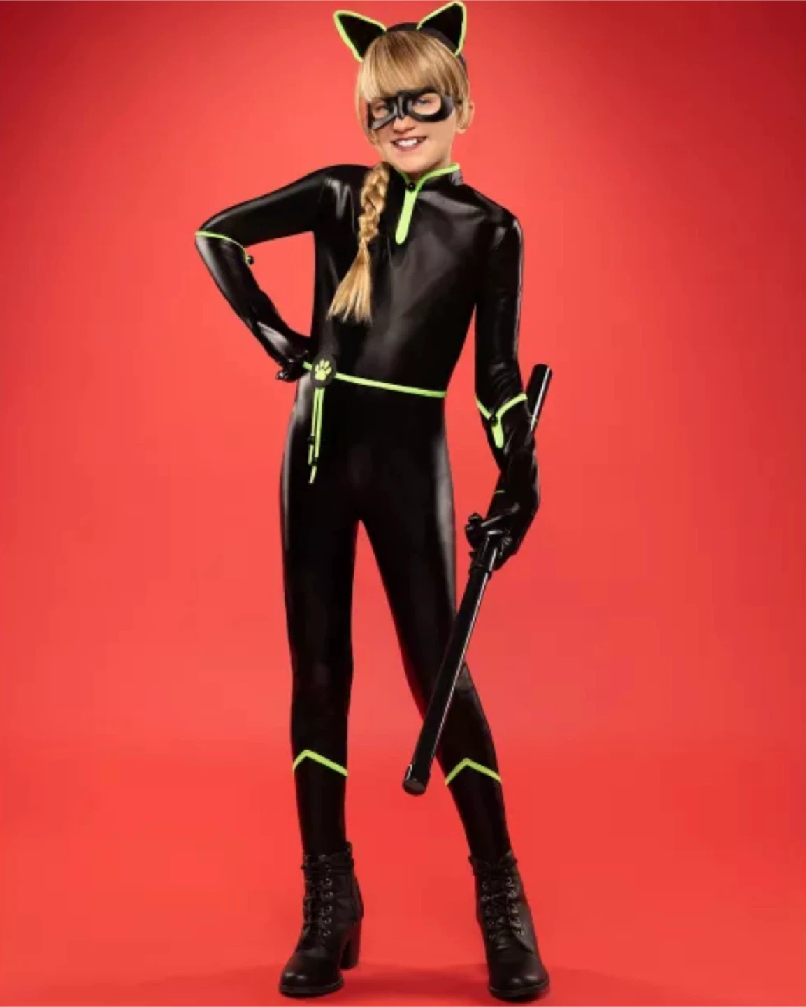 Miraculous Lady Noir Costume - Child Large (12-14) - photo 5