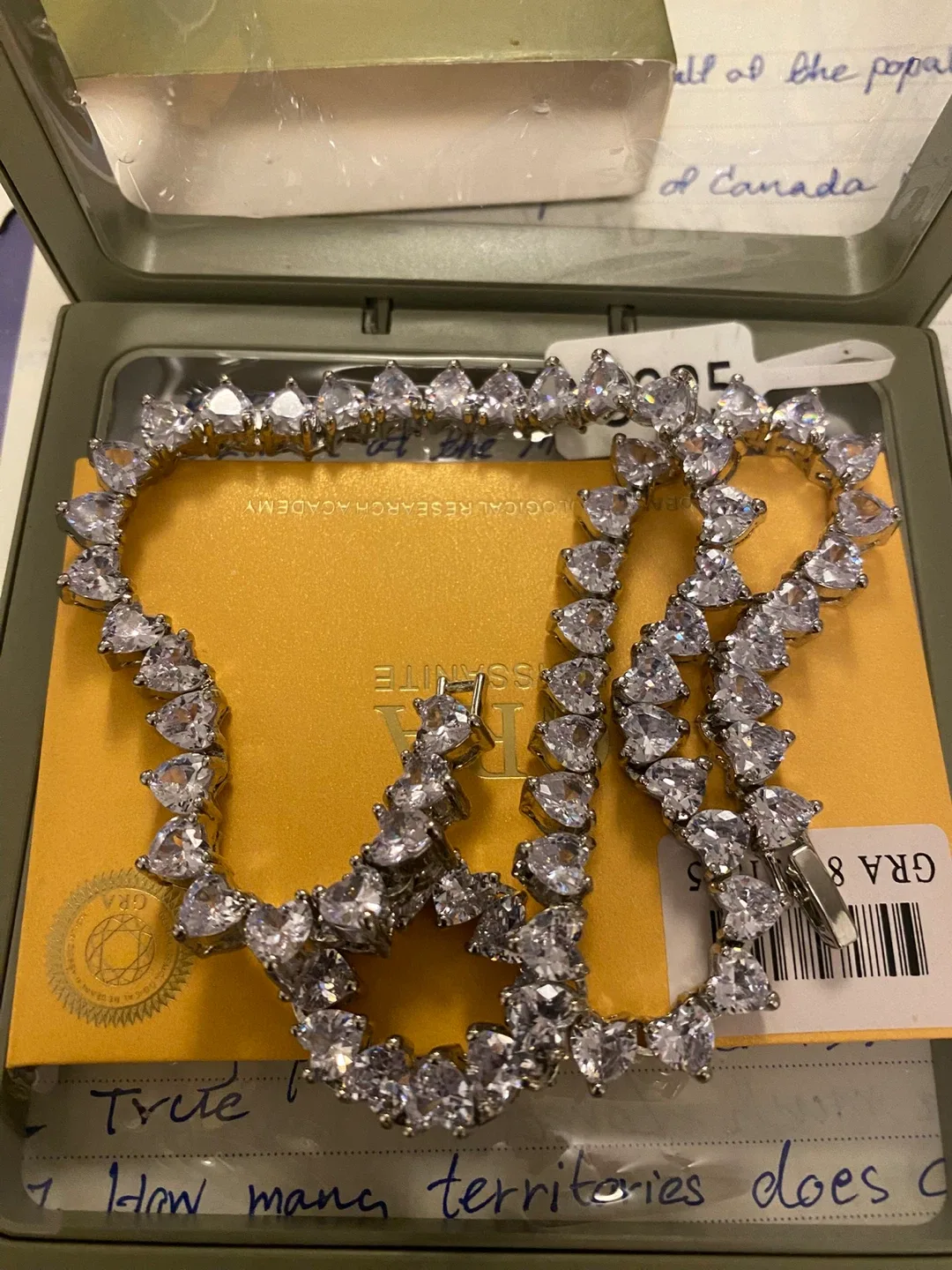 GRA Moissanite S925 Tennis Necklace image indicator(2)