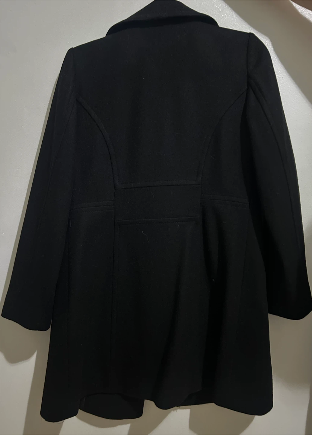 Anne Klein Black Wool Blend Coat - Size XXS - photo 2