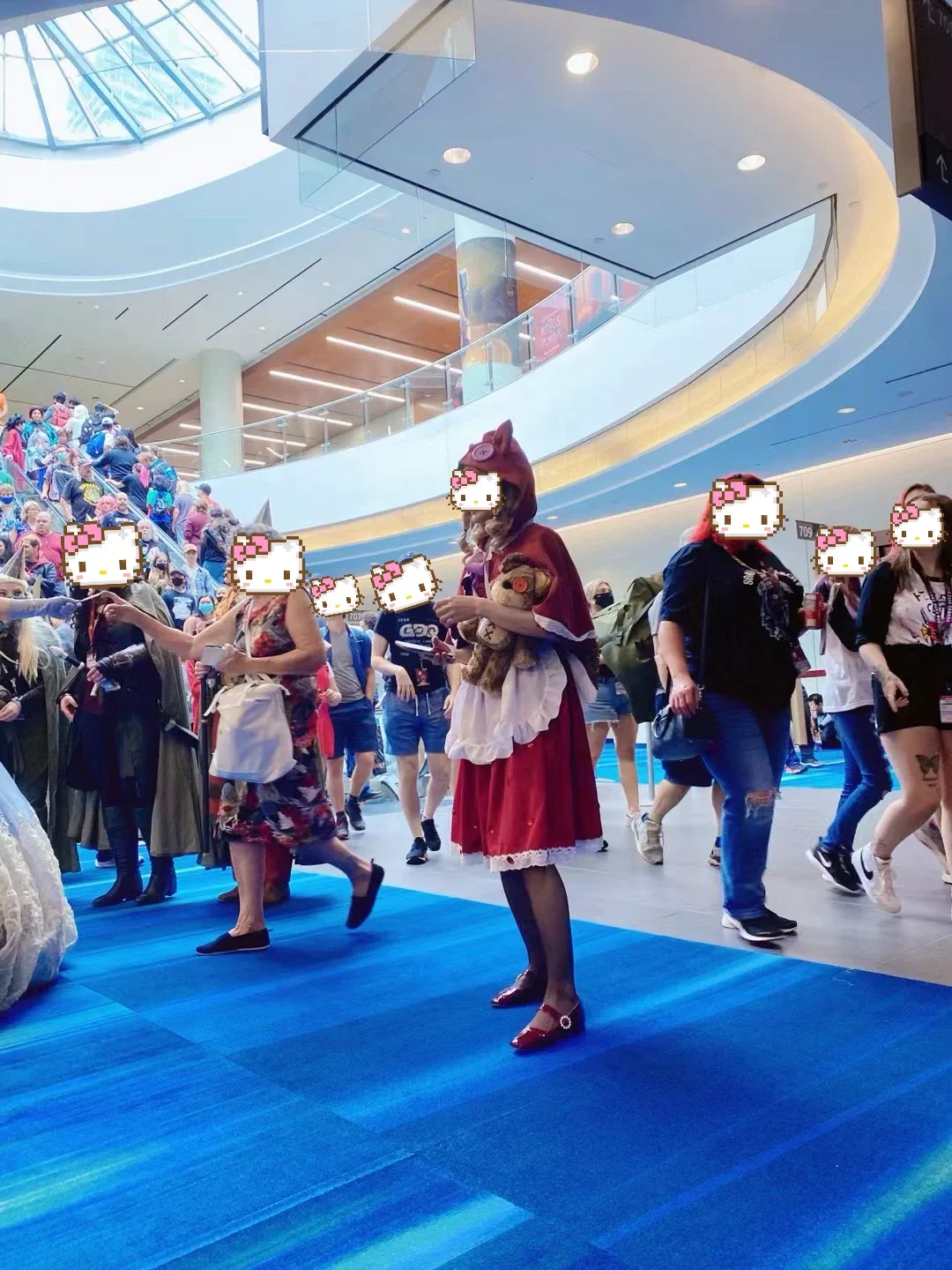 LOL Annie costume, big kids, whole set wig & dress $60 image indicator(2)