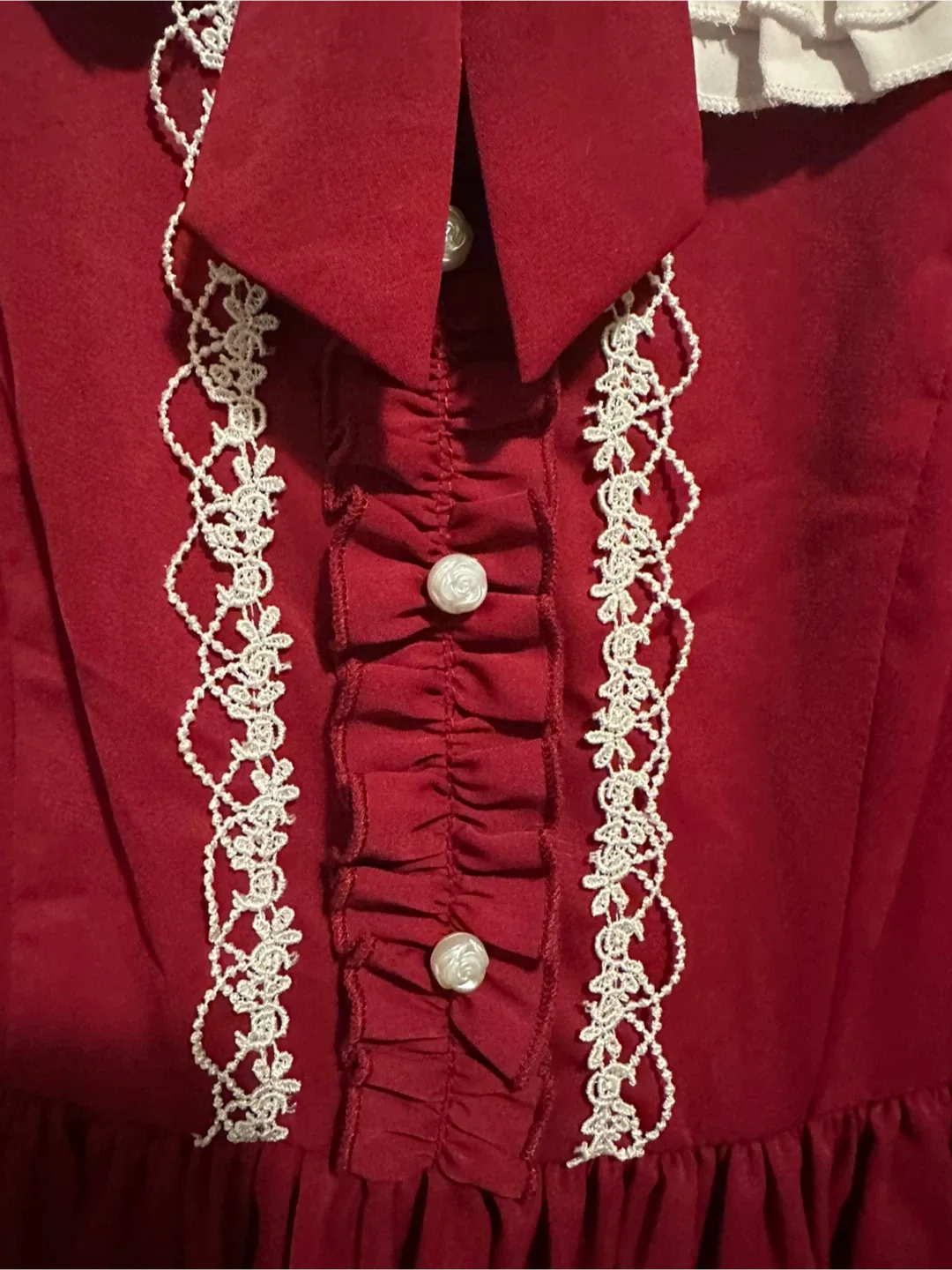 LOL Annie costume, big kids, whole set wig & dress $60 image indicator(7)