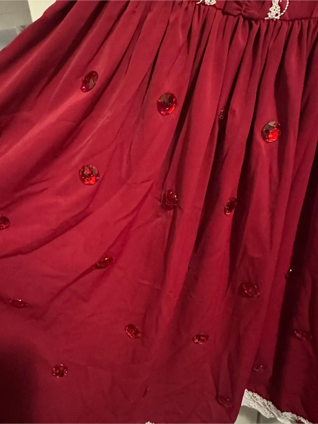 LOL Annie costume, big kids, whole set wig & dress $60 image indicator(8)