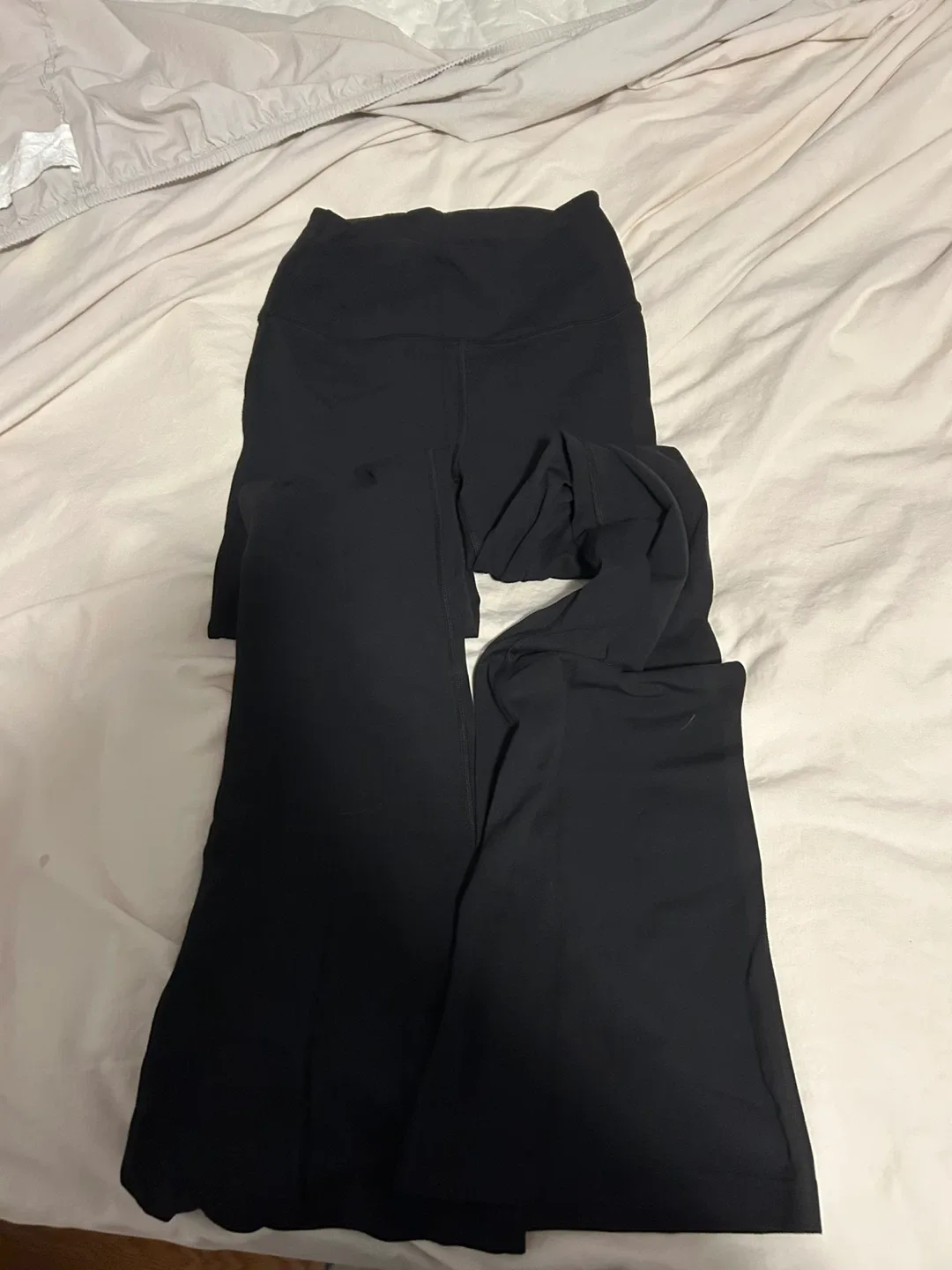 Lululemon Black Flared Leggings image indicator(2)