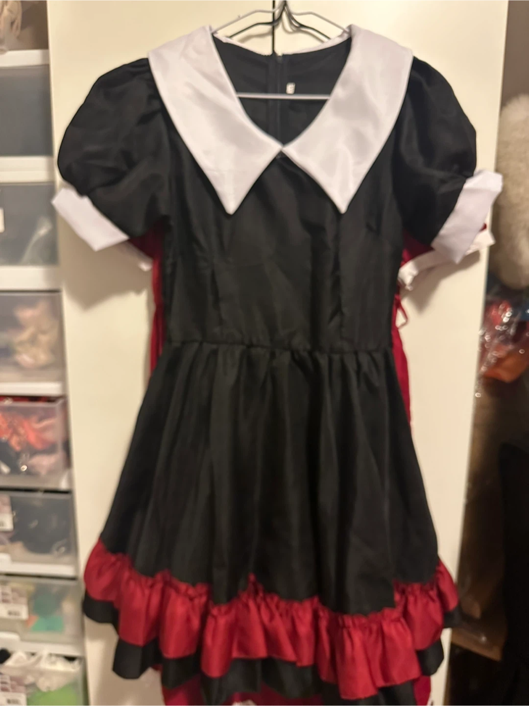 Black and Red Cosplay maid Dress $105
