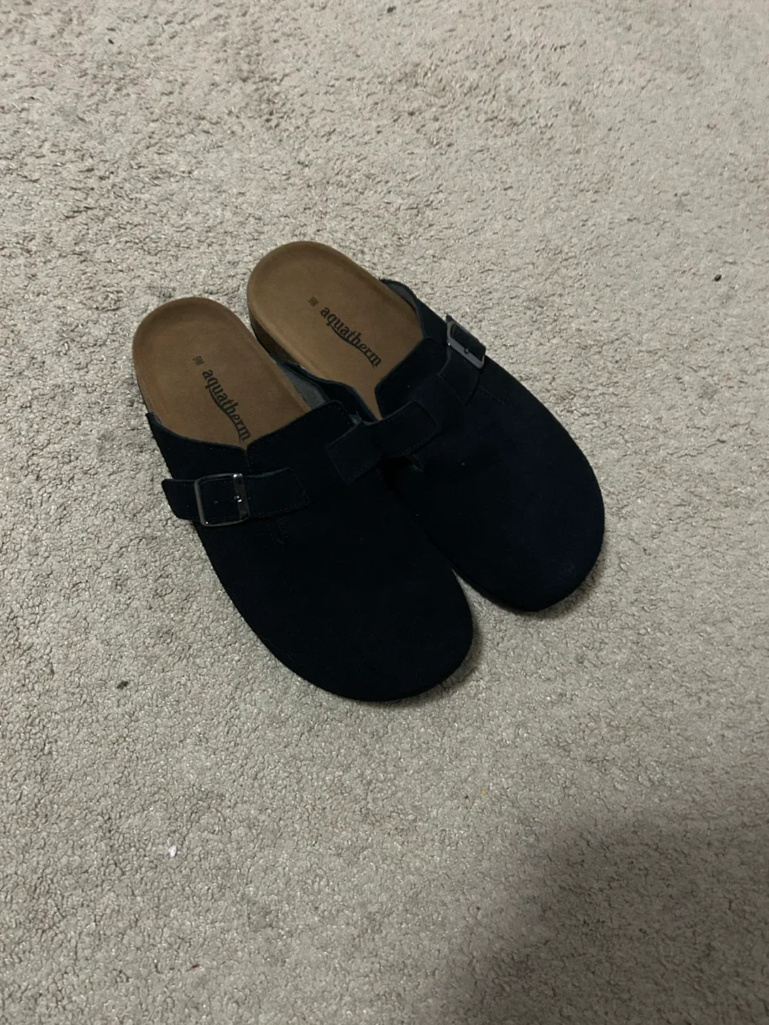 Aquatherm Black Suede Clogs image indicator(2)