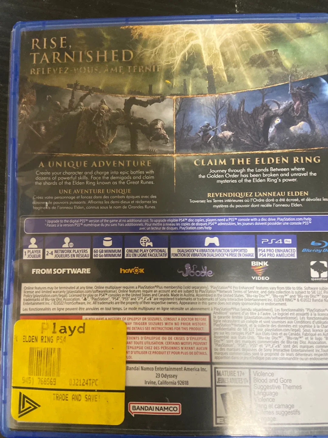 Elden Ring PS4 Game image indicator(3)