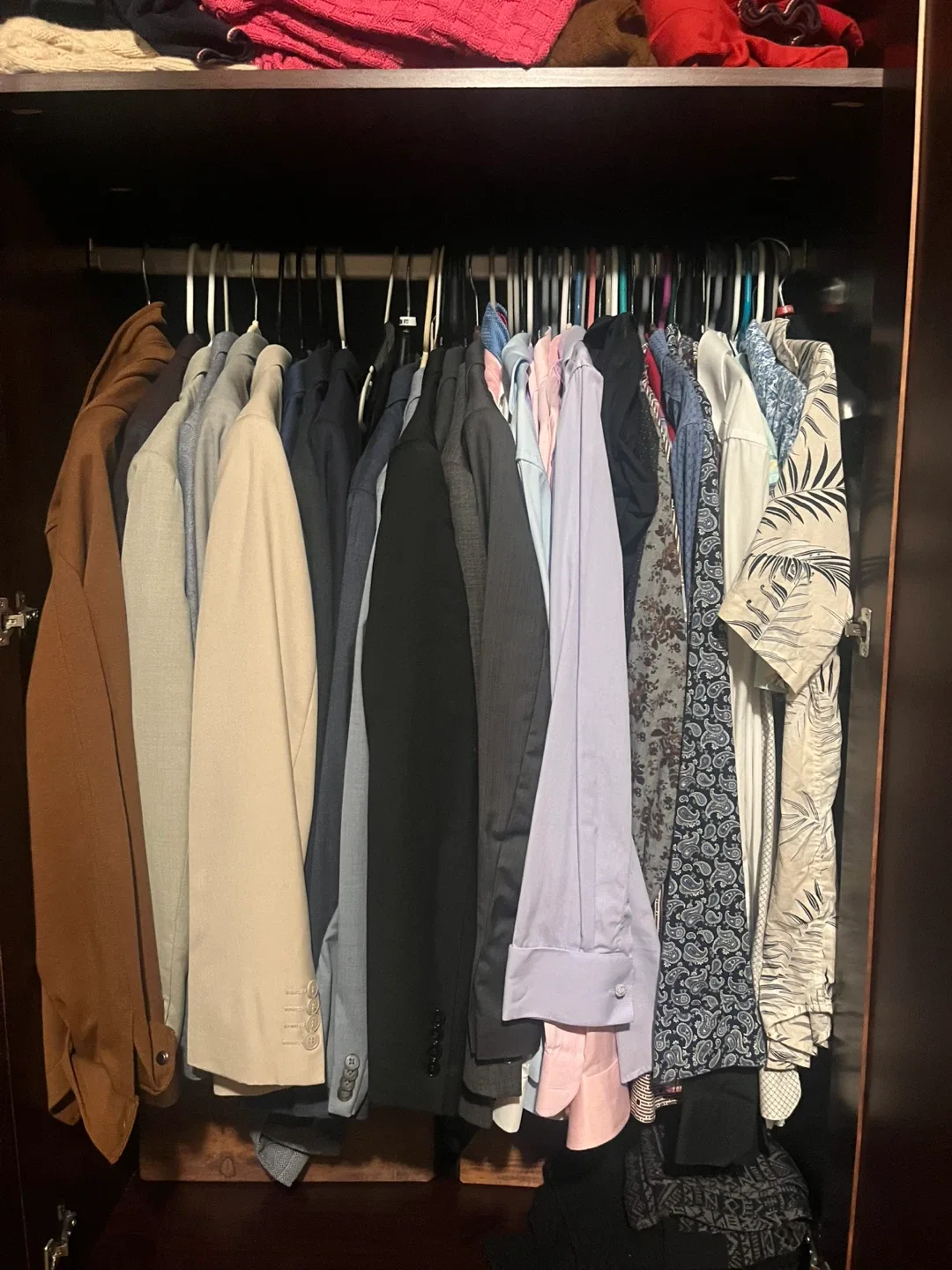 Wooden Armoire with Mirror image indicator(2)