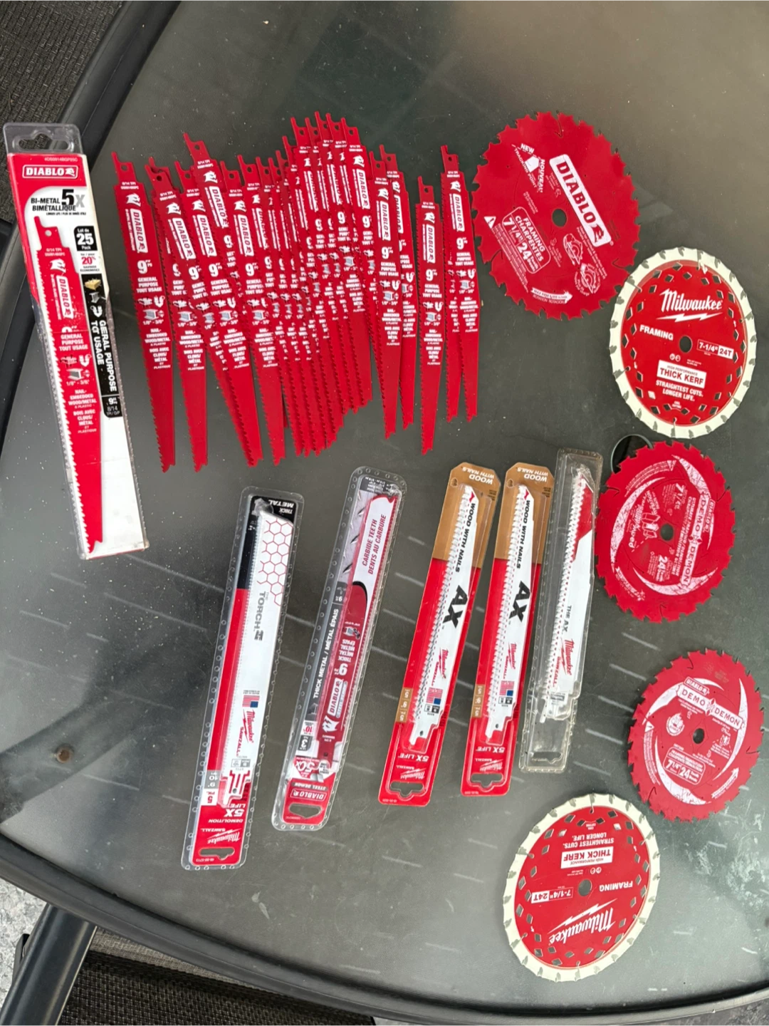 Diablo & Milwaukee Sawzall Blades - Variety Pack