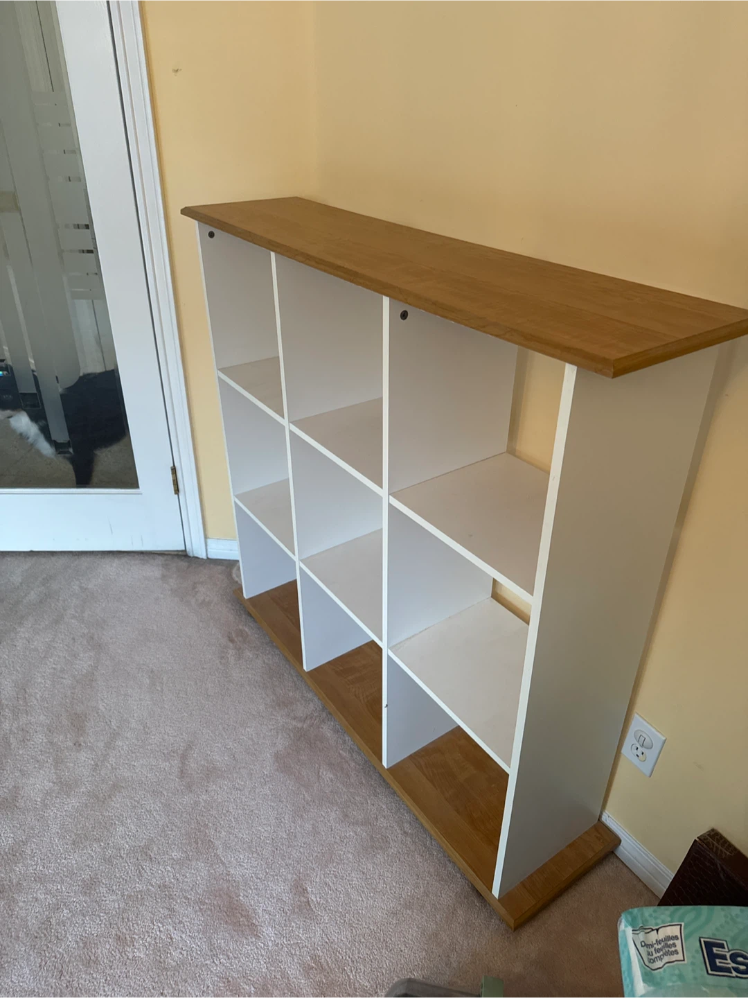 White & Wood Shelf Unit - photo 2