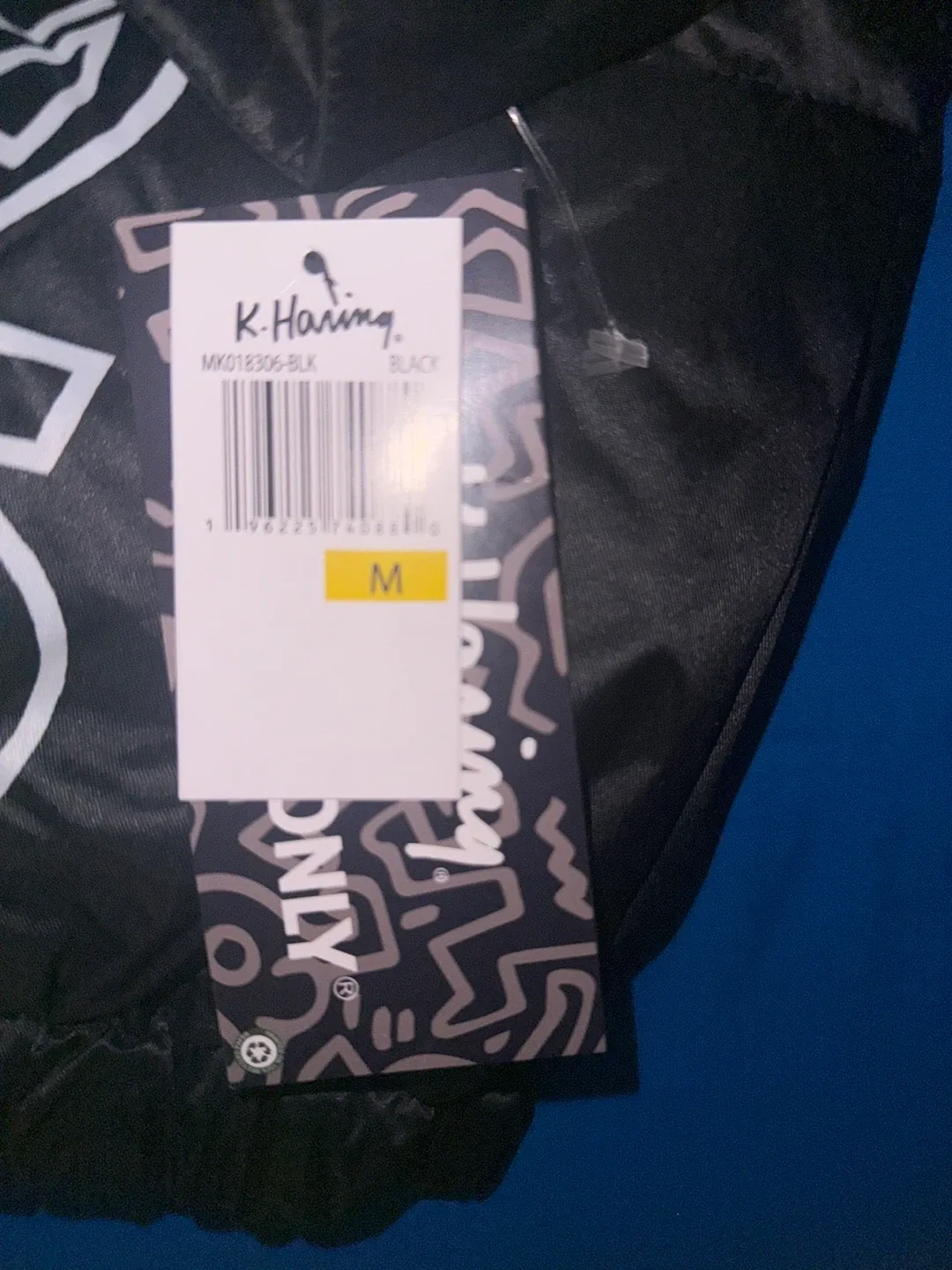 K. Haring Members Only Black Jacket - Size M image indicator(2)