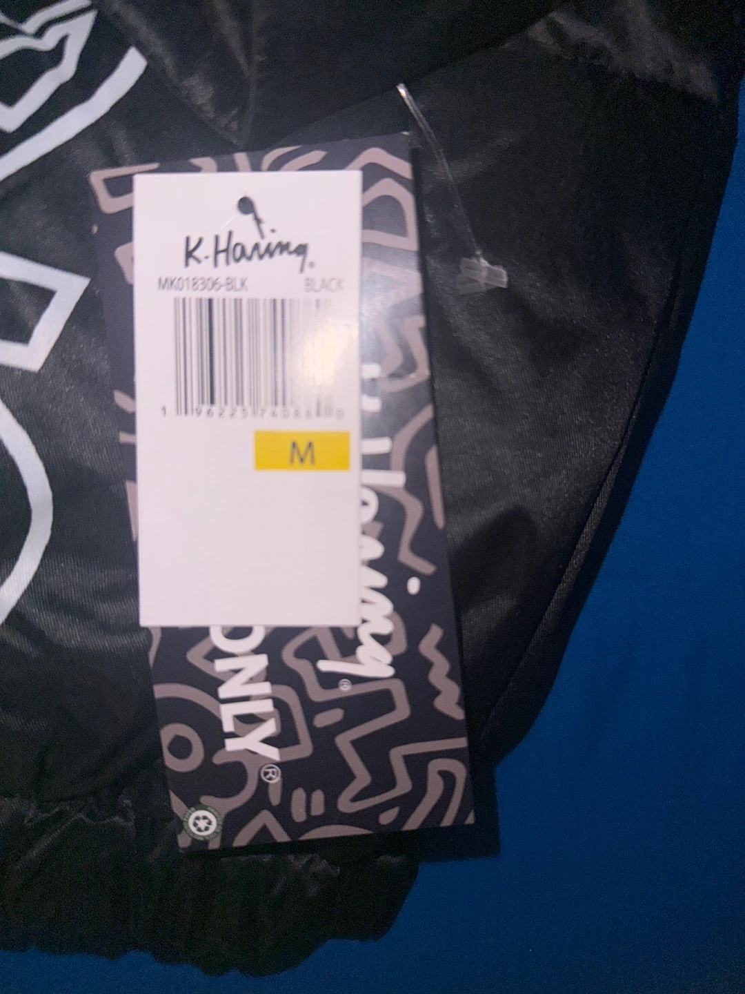 K. Haring Members Only Black Jacket - Size M - photo 5