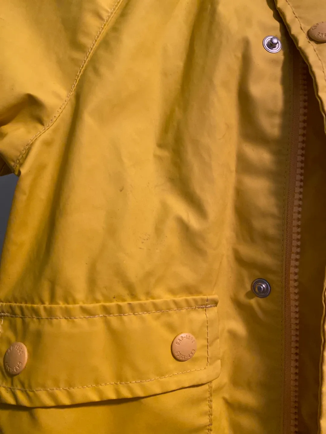 Baby Gap Yellow Raincoat - 18-24 Months image indicator(2)