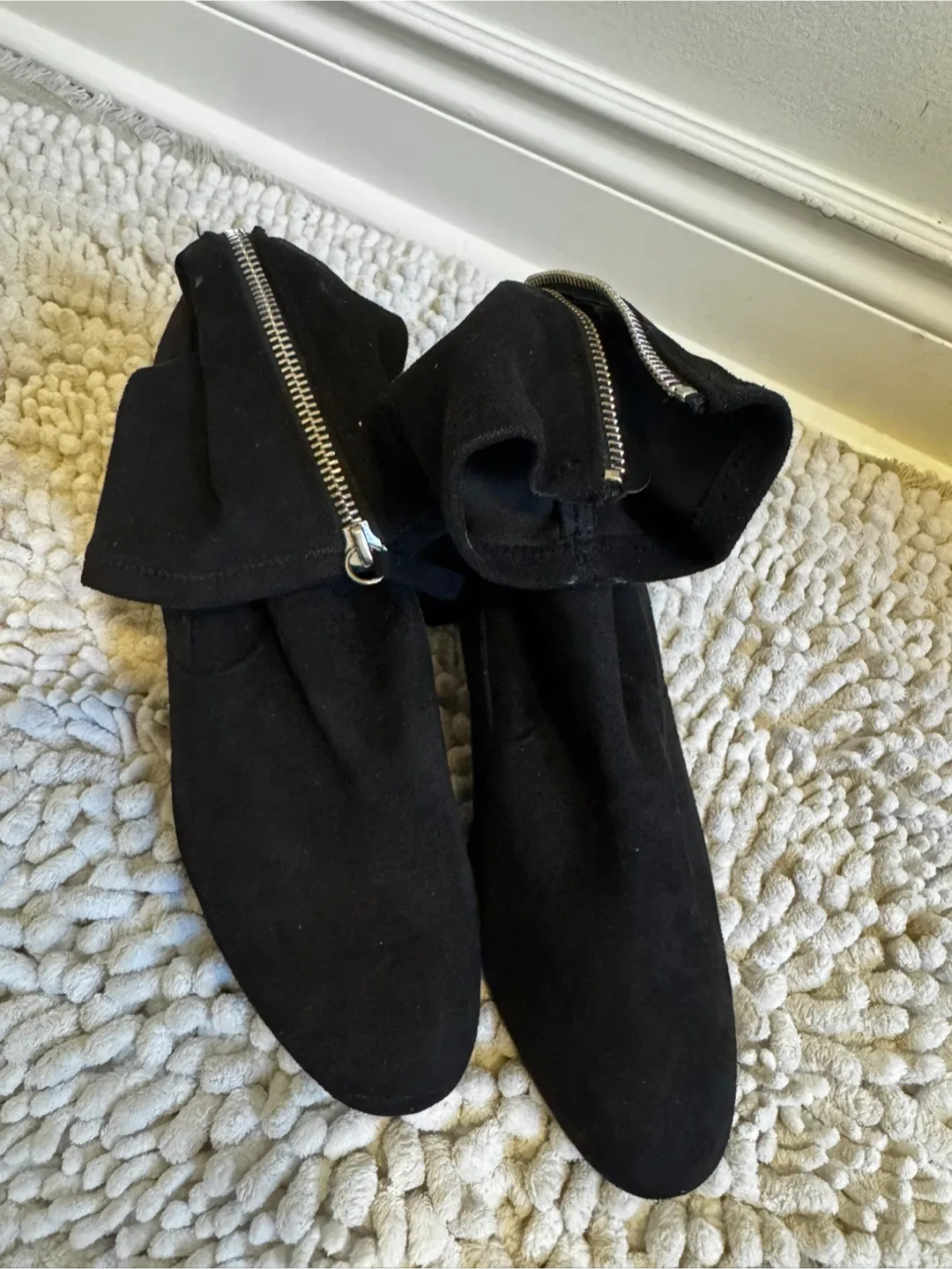 Zara Black Heeled Boots - Size 40 image indicator(5)