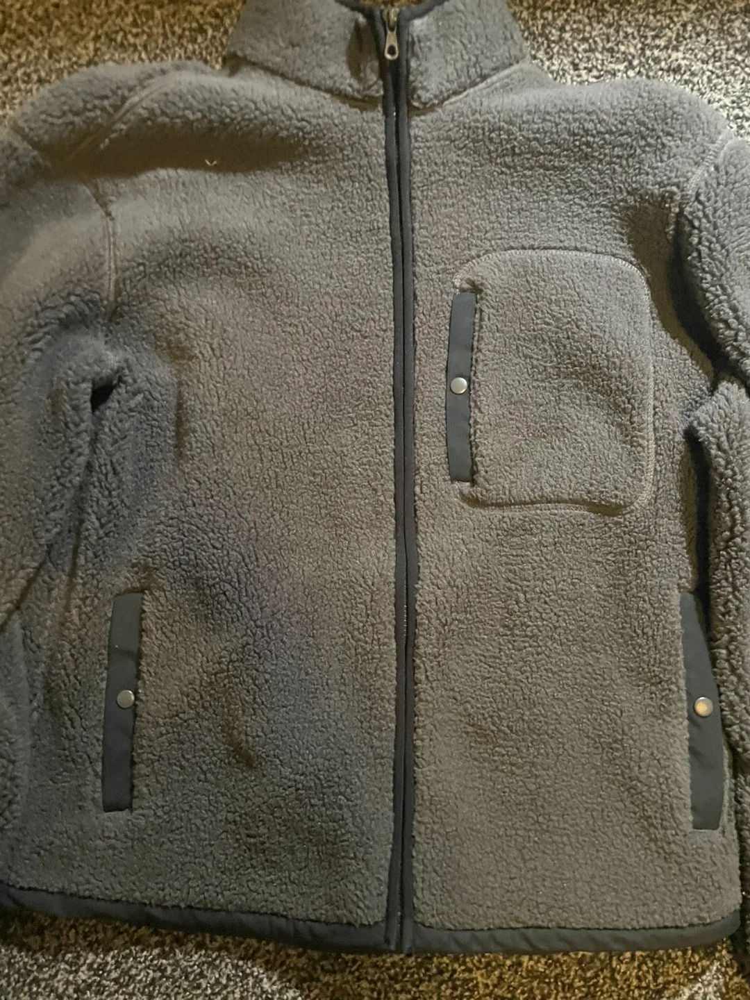 Old Navy tech Sherpa zip Jacket - Size M image indicator(2)