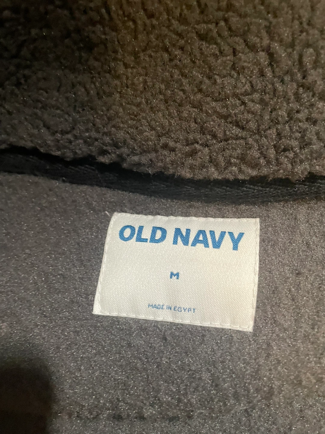Old Navy tech Sherpa zip Jacket - Size M - photo 5