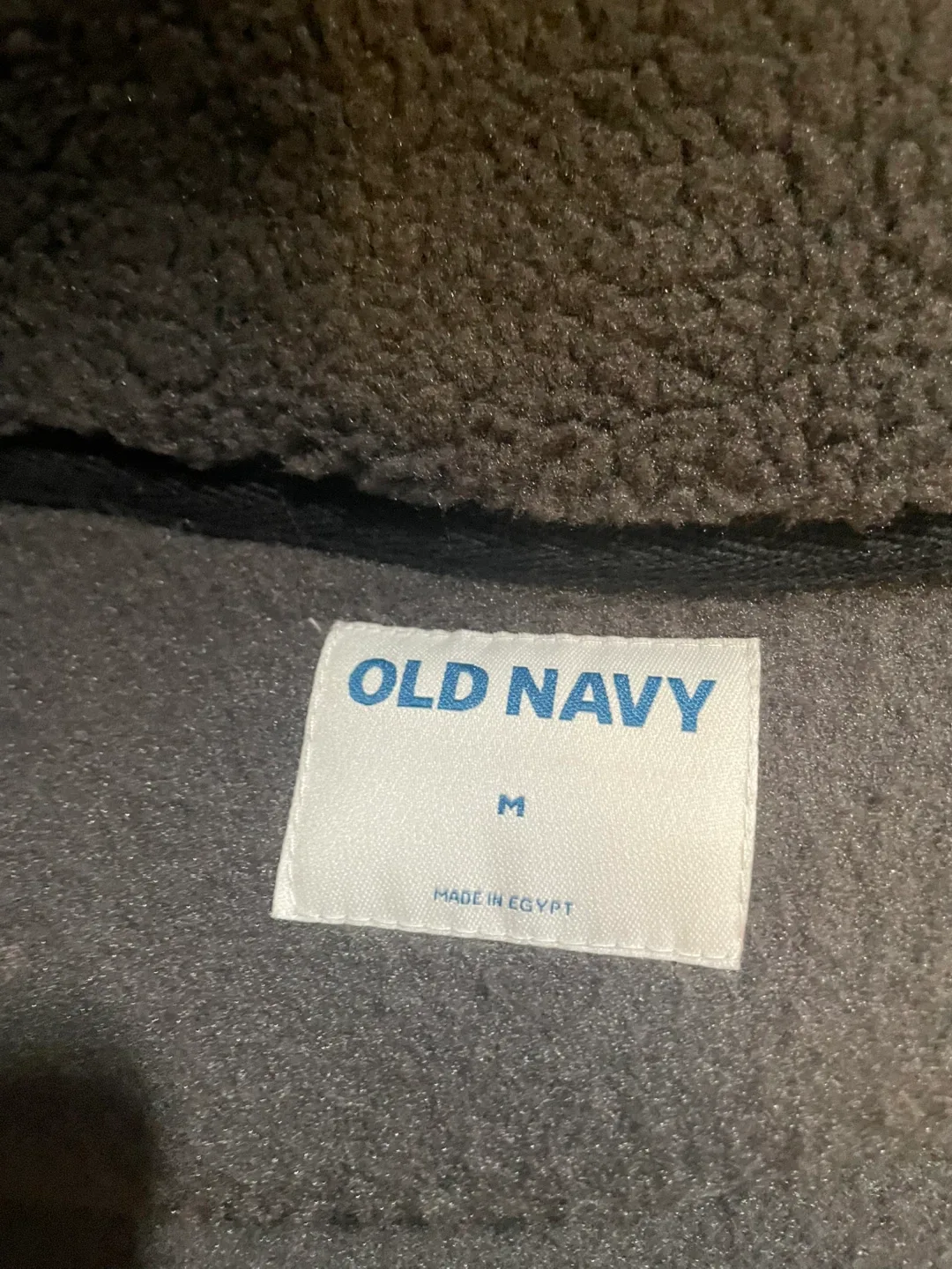 Old Navy tech Sherpa zip Jacket - Size M image indicator(5)