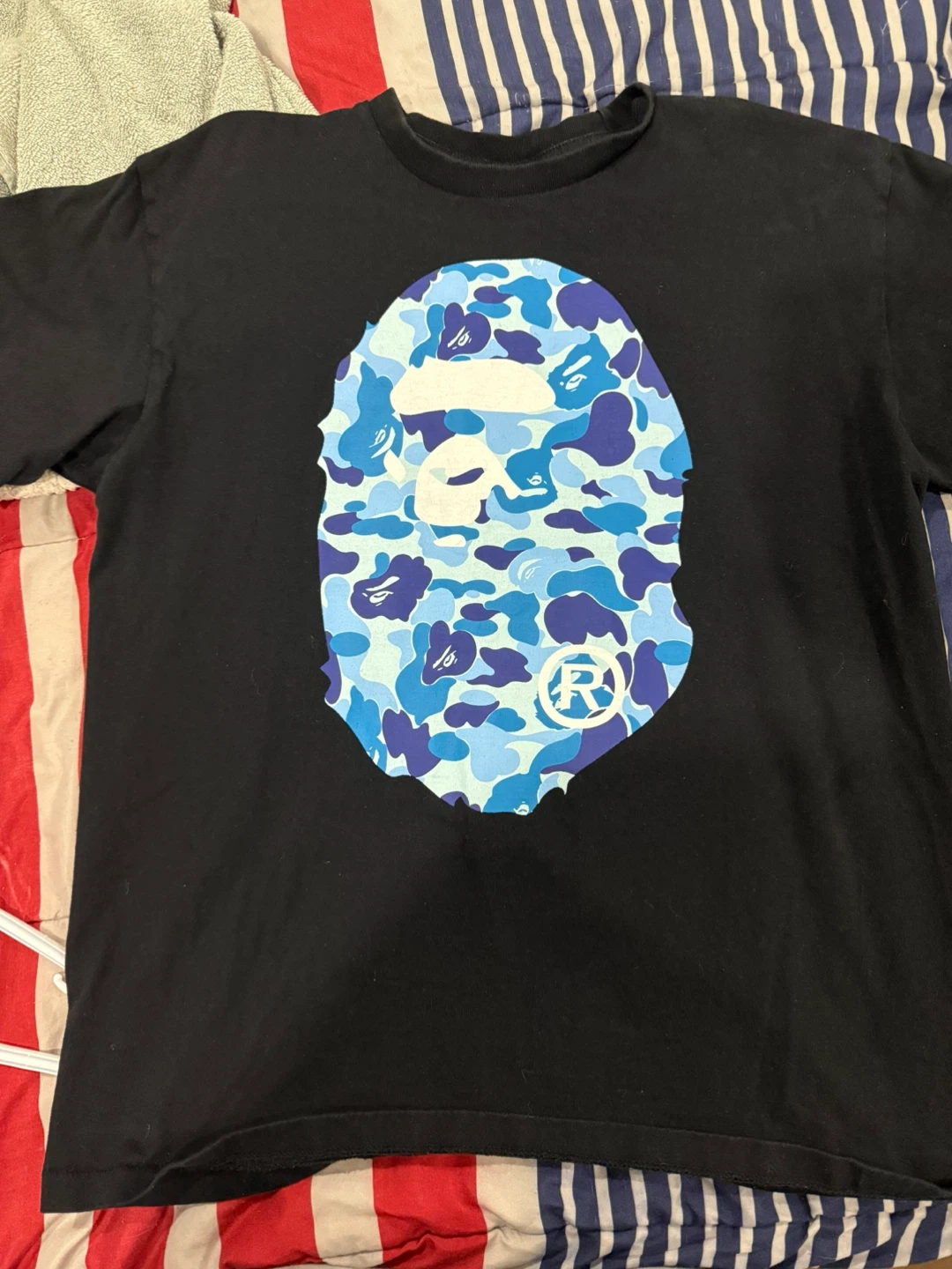 BAPE Black and Blue Camo T-Shirt