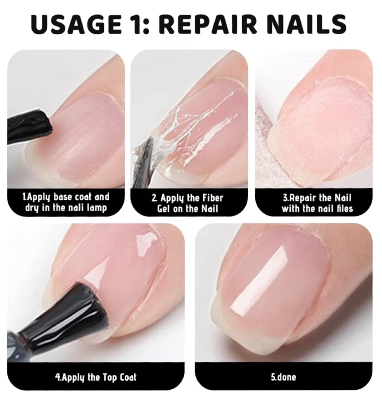 Full Beauty Fiber Gel Classical Nail Extension image indicator(4)