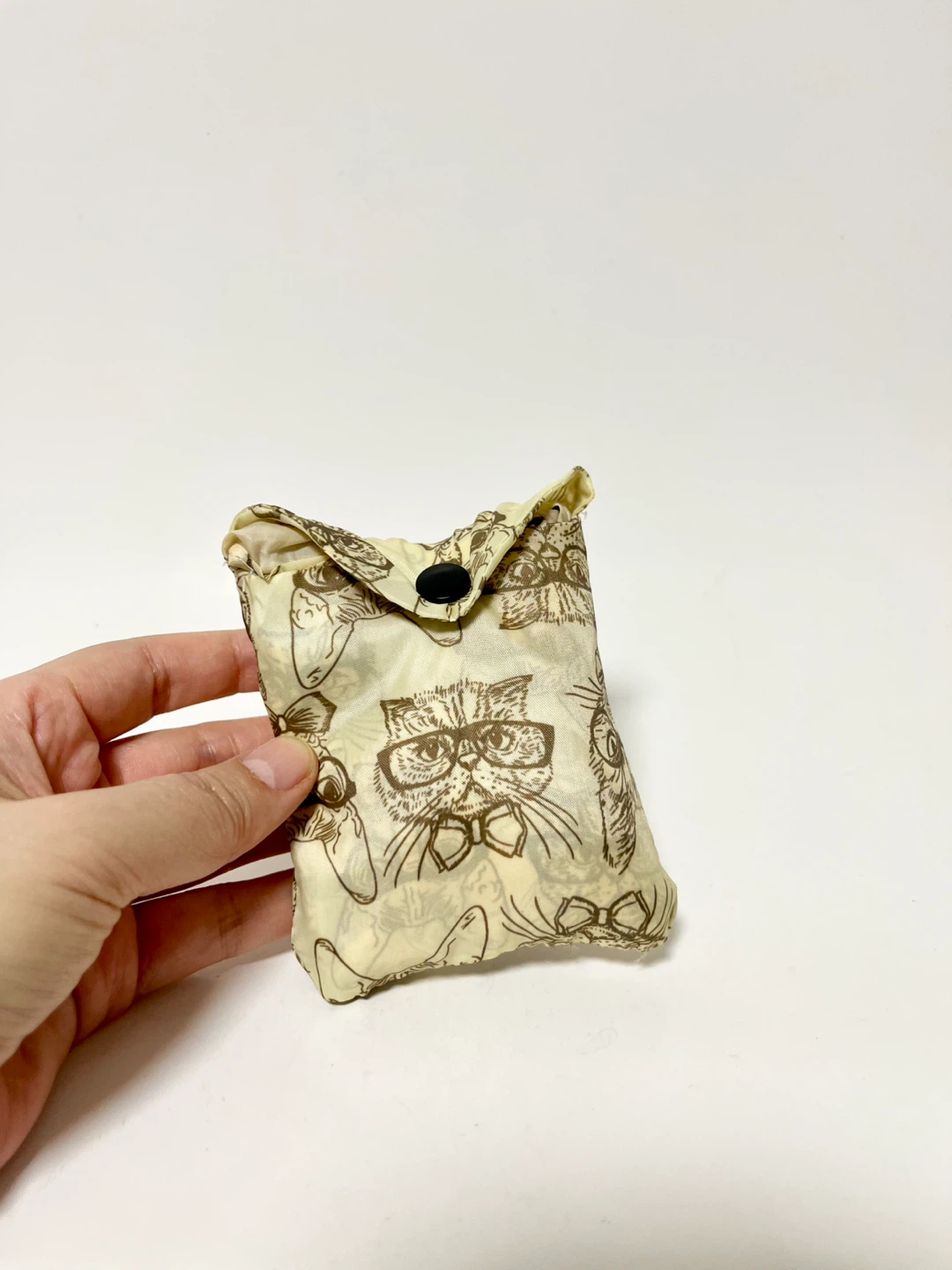 Foldable Reusable Shopping Bag - Cat Pattern