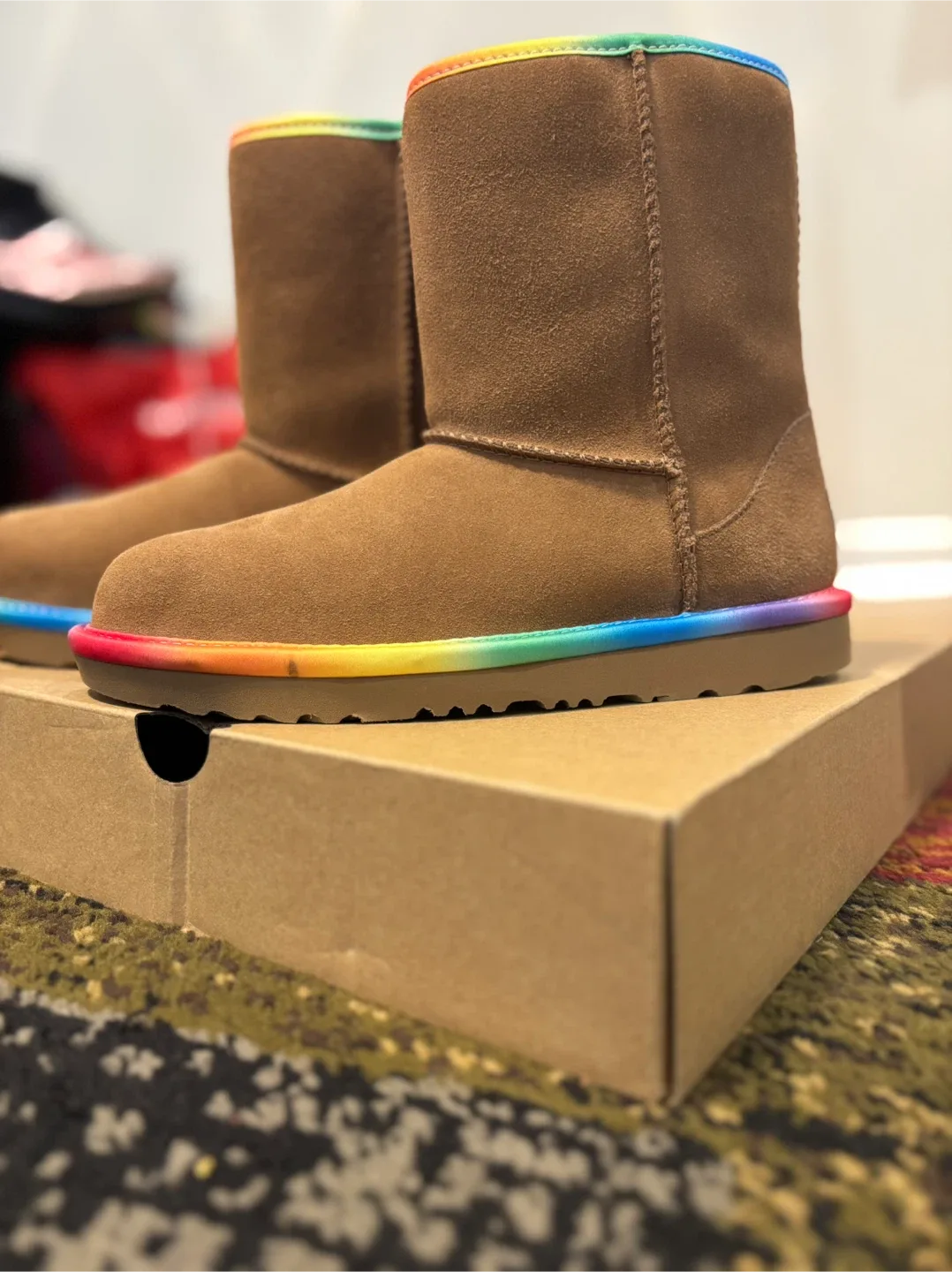 UGG Kids Classic II Rainbow Trim Boots image indicator(3)