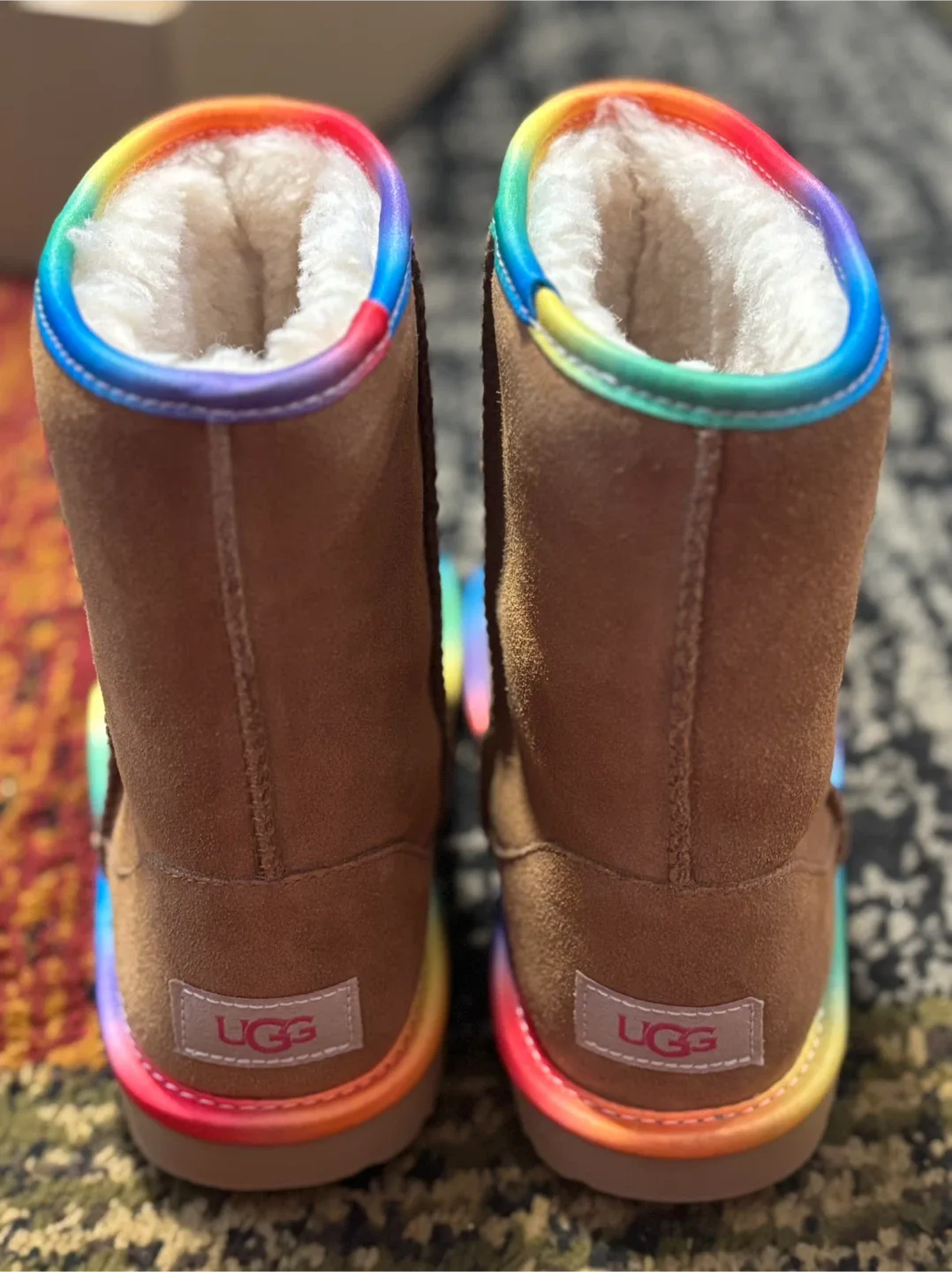 UGG Kids Classic II Rainbow Trim Boots image indicator(4)