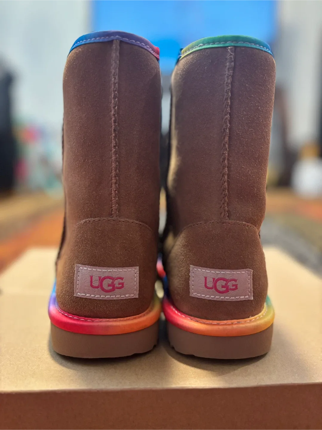 UGG Kids Classic II Rainbow Trim Boots image indicator(7)