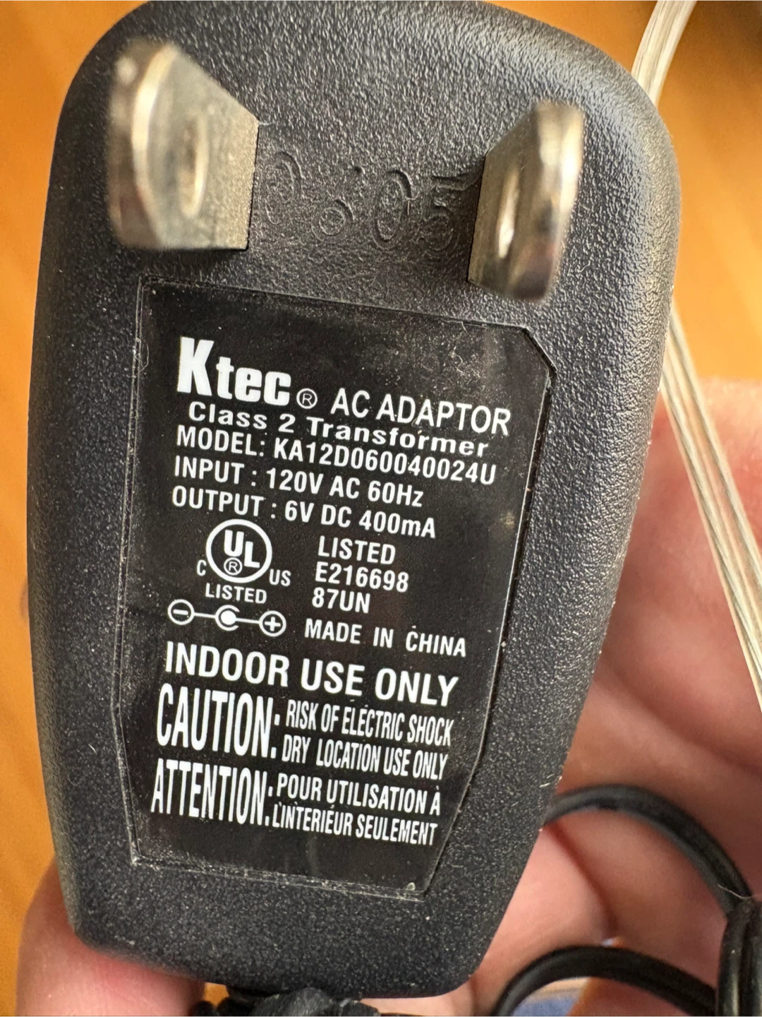 Ktec AC Adaptor - photo 4