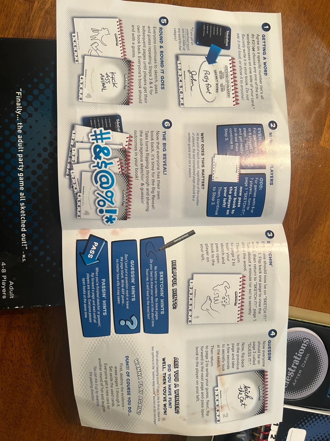 Telestrations After Dark Adult Party Game - photo 3