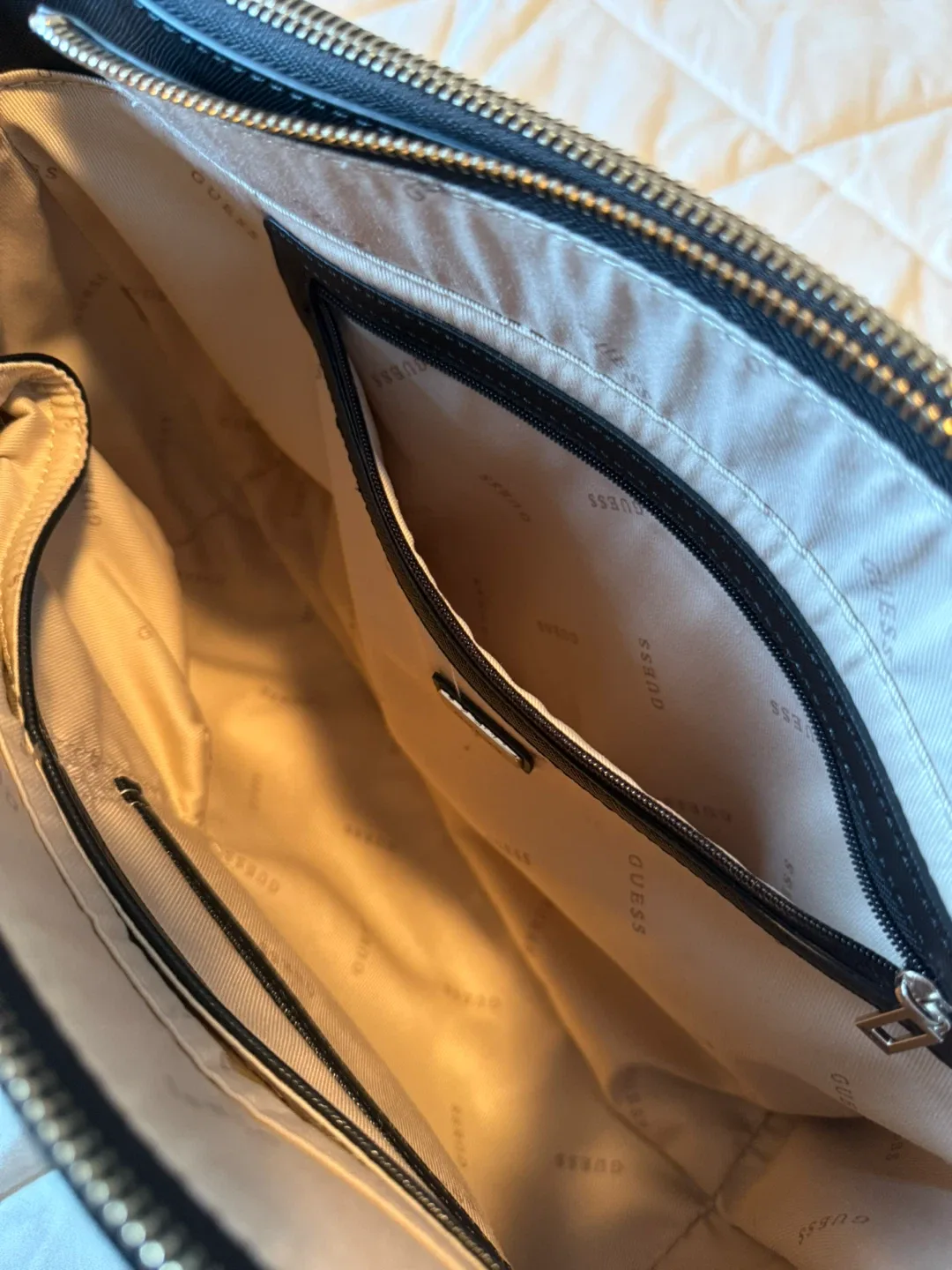 Guess Black Satchel Crossbody Purse image indicator(7)