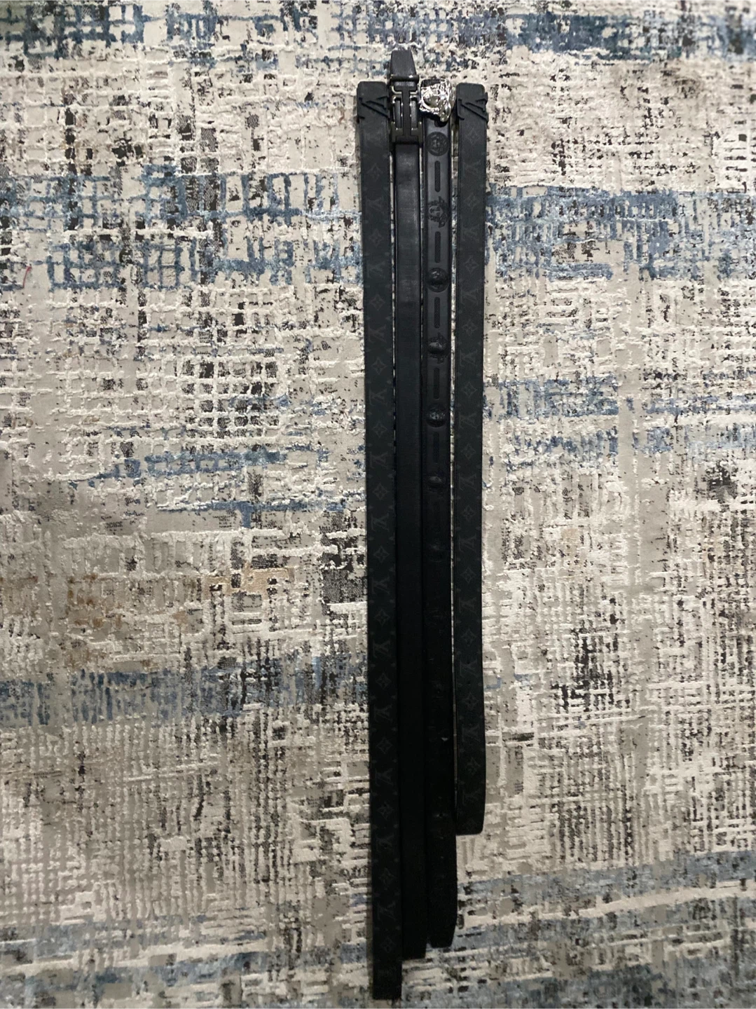 Lv,Hermes, and Versace belts - photo 2