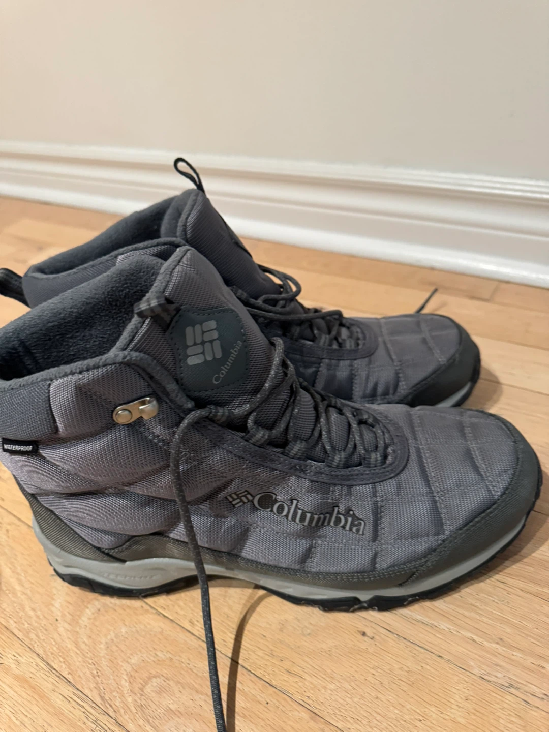 Columbia Waterproof Winter Boots, Grey - Size 12 M - photo 2