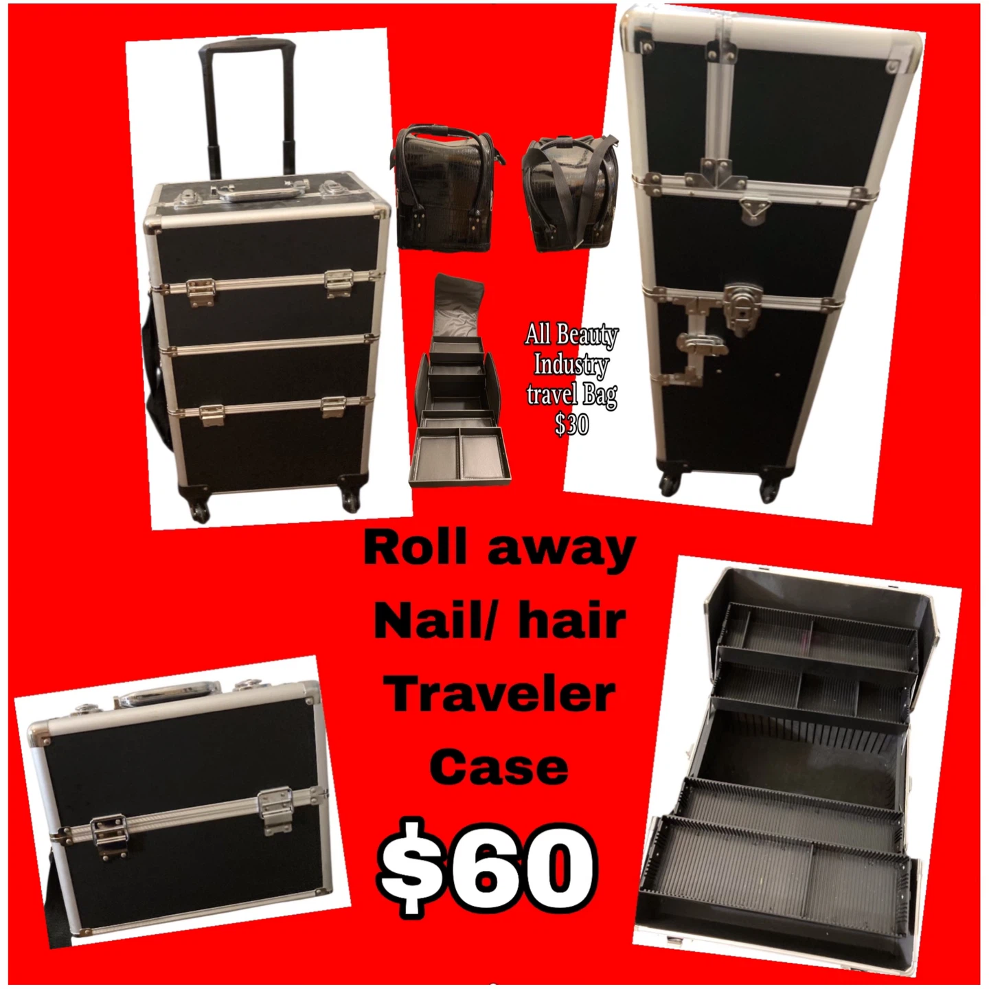 Roll Away Nail/Hair Traveler Case - $60 - photo 2