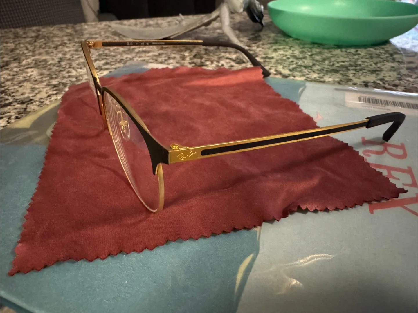 Ray-Ban RB 6375 Black/Gold Eyeglasses image indicator(2)