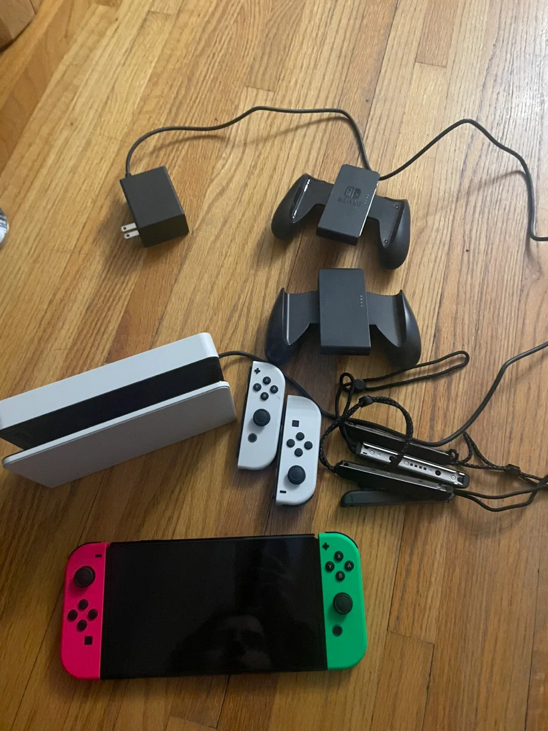 Nintendo Switch OLED Model, 2 sets of controllers image indicator(4)