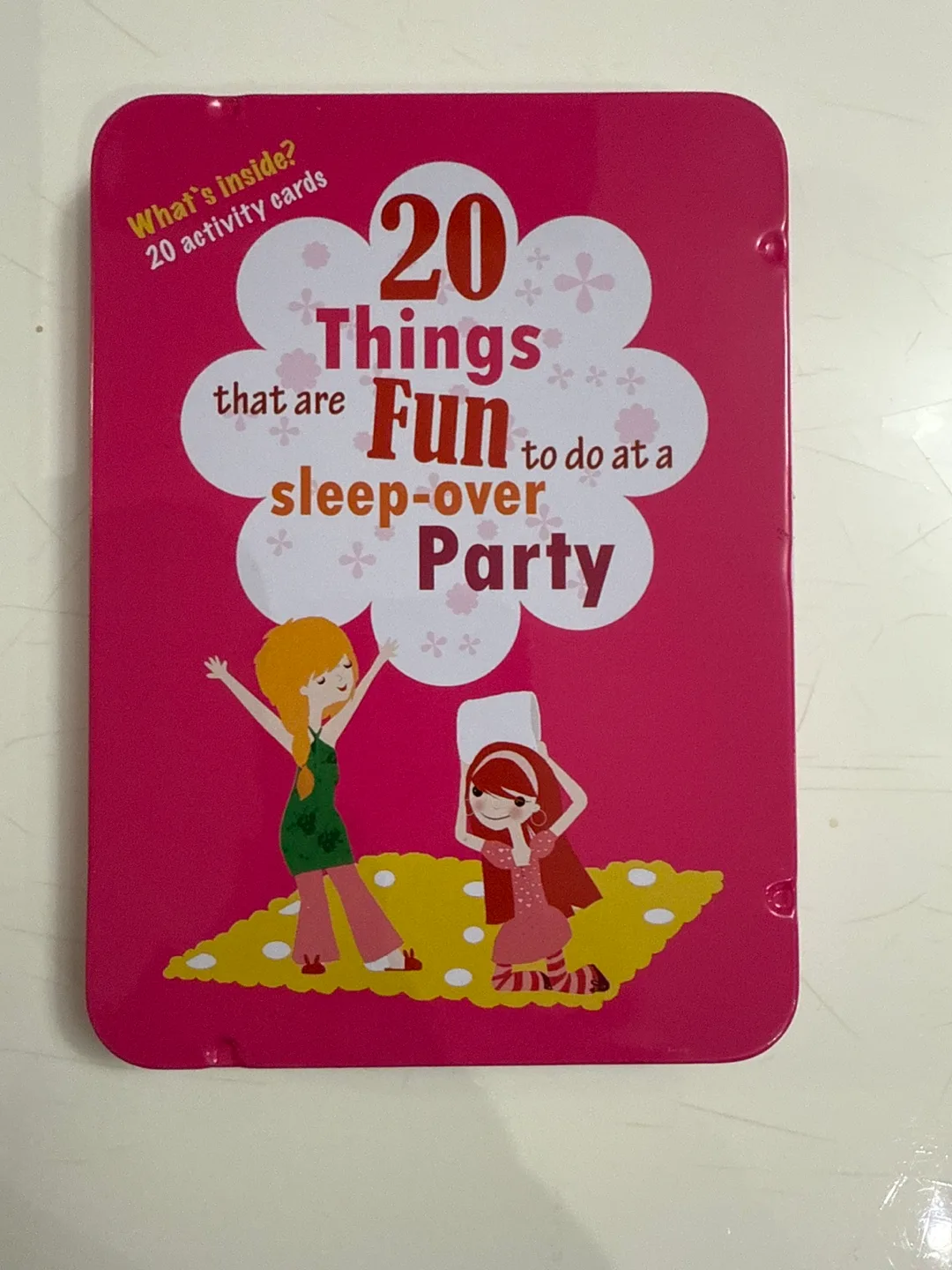 The Purple Cow 20 Things Fun Sleepover Party Cards thumbnail